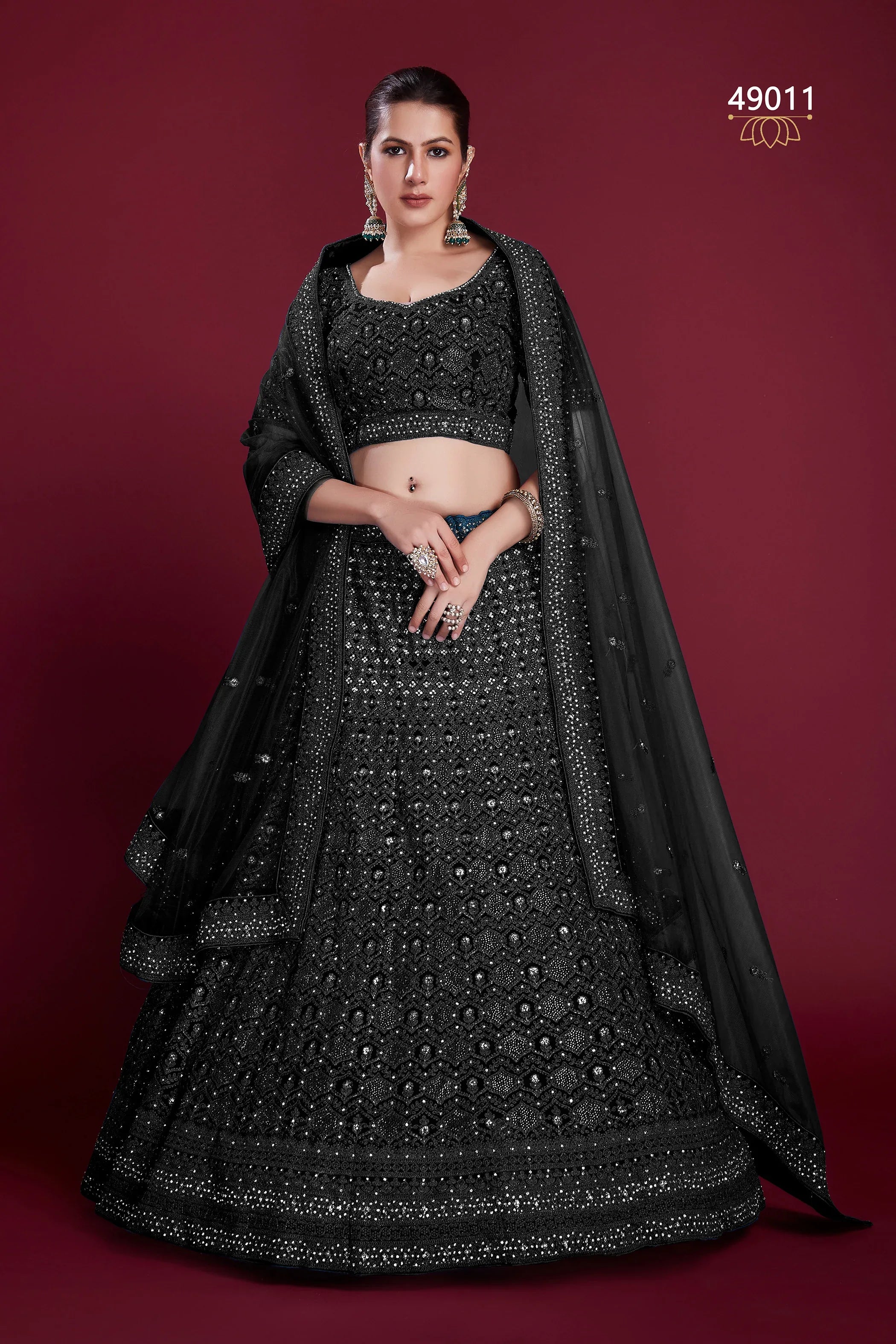 Poshak Vol 6 Designer Occasion Wear Lehenga D.No 49011 - Anant Exports