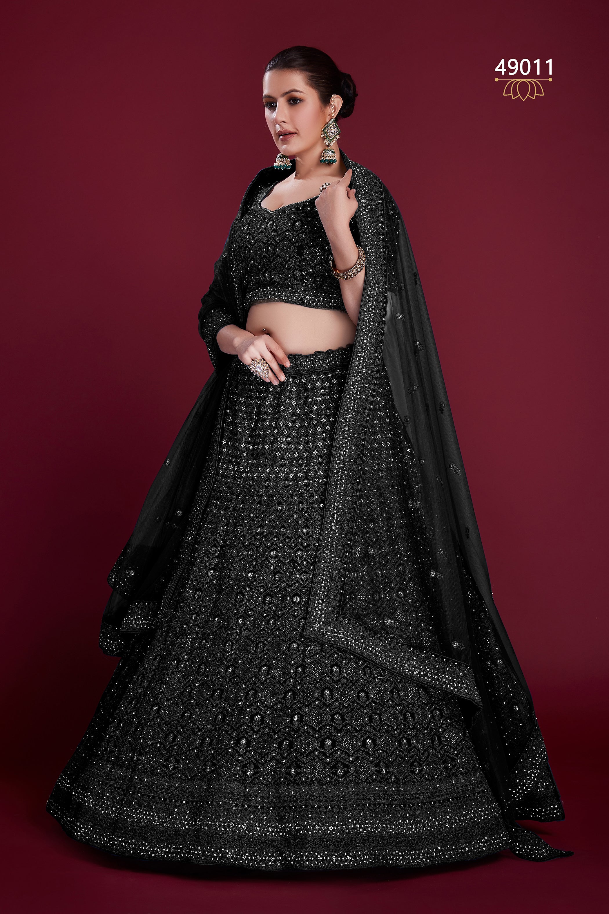 Poshak Vol 6 Designer Occasion Wear Lehenga D.No 49011