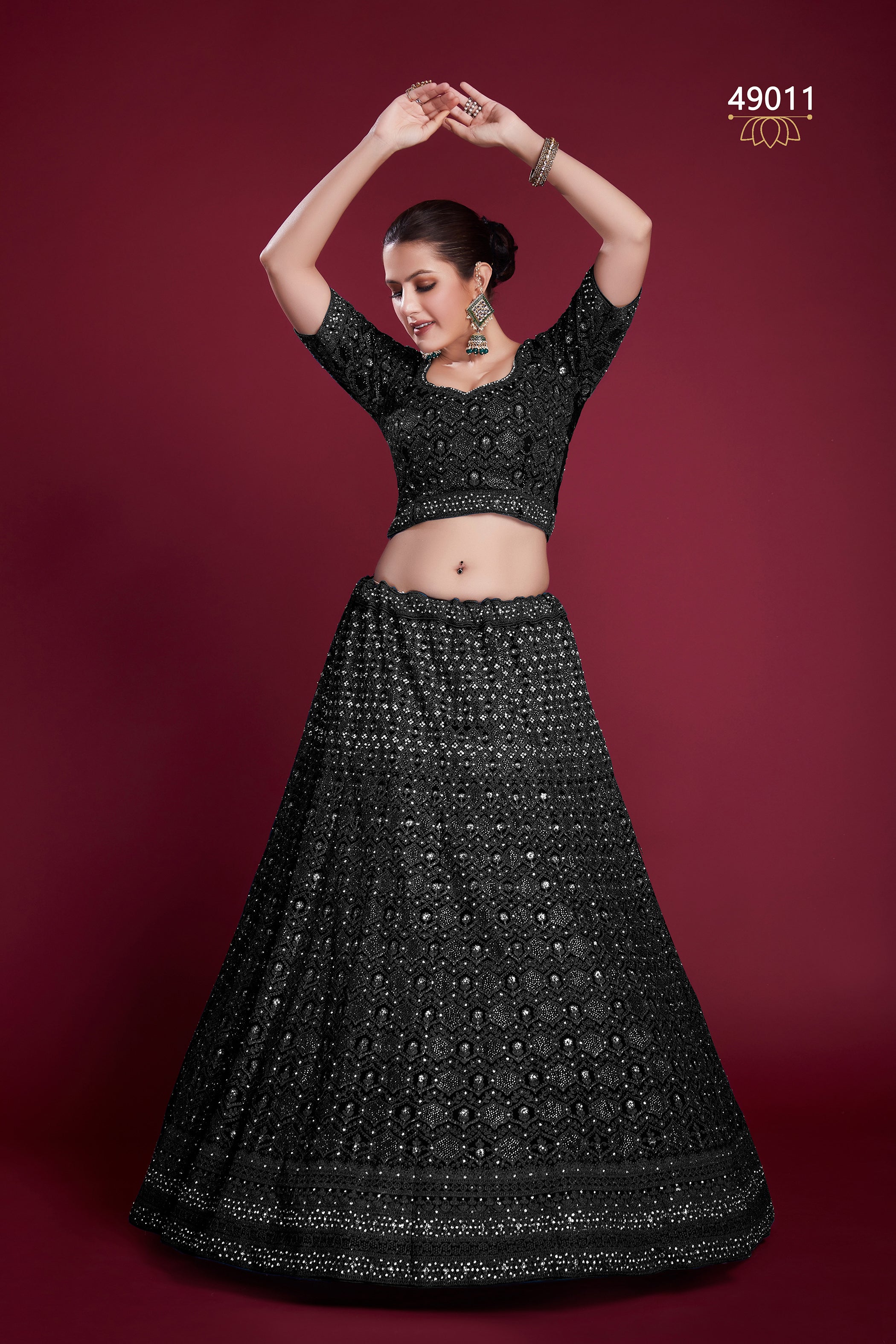 Poshak Vol 6 Designer Occasion Wear Lehenga D.No 49011