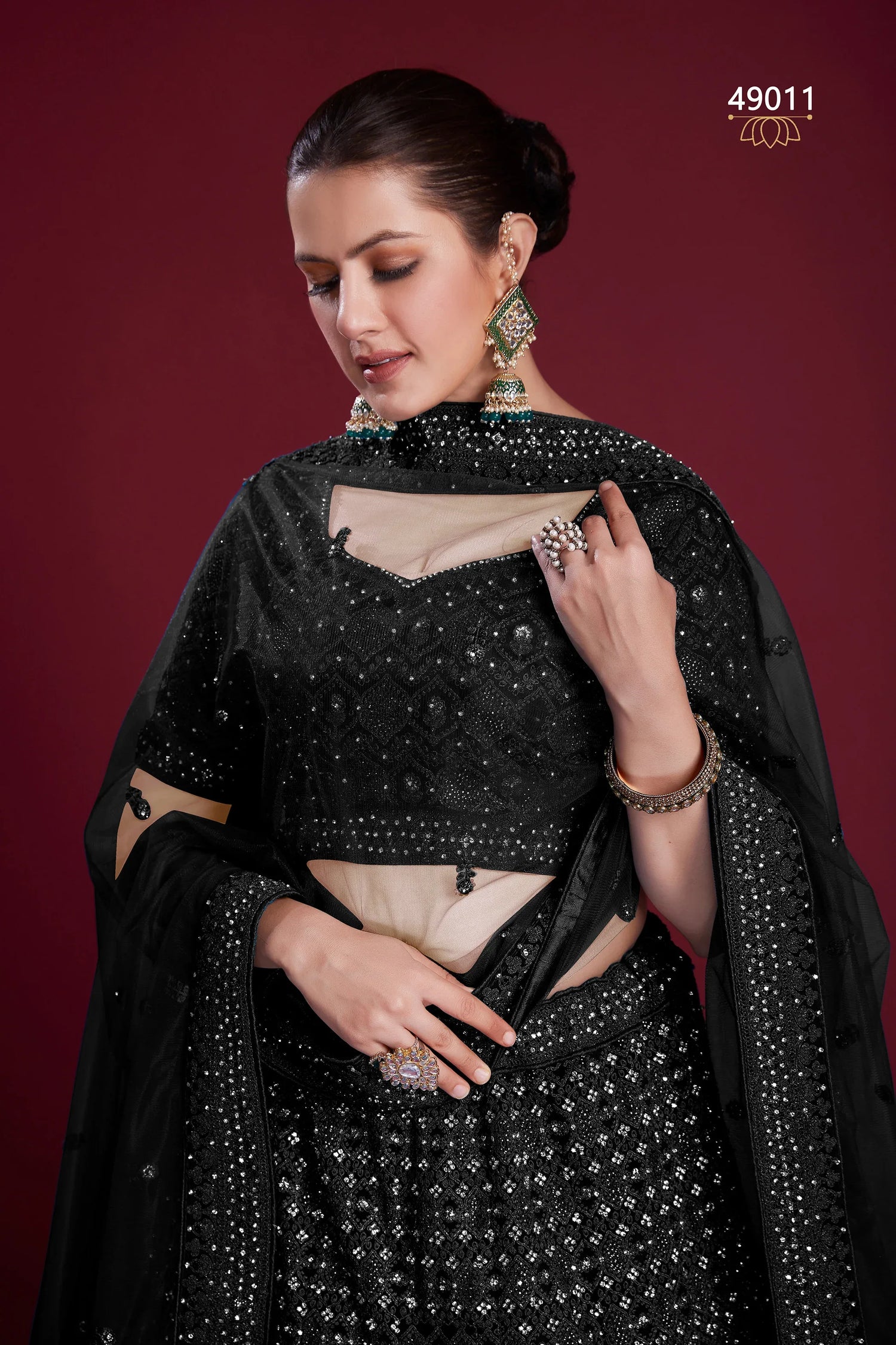 Poshak Vol 6 Designer Occasion Wear Lehenga D.No 49011 - Anant Exports