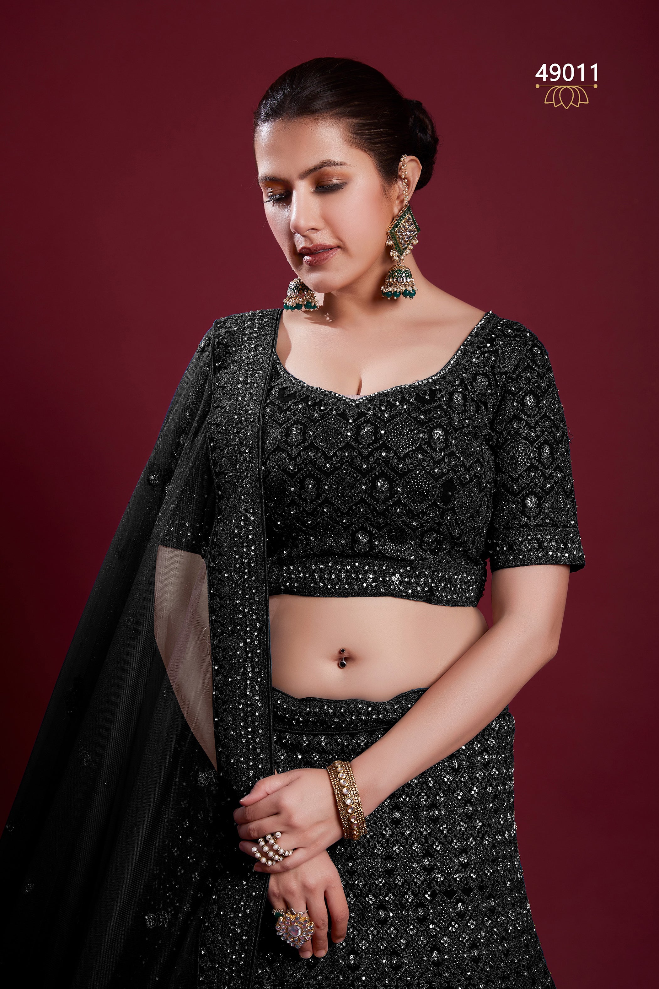 Poshak Vol 6 Designer Occasion Wear Lehenga D.No 49011