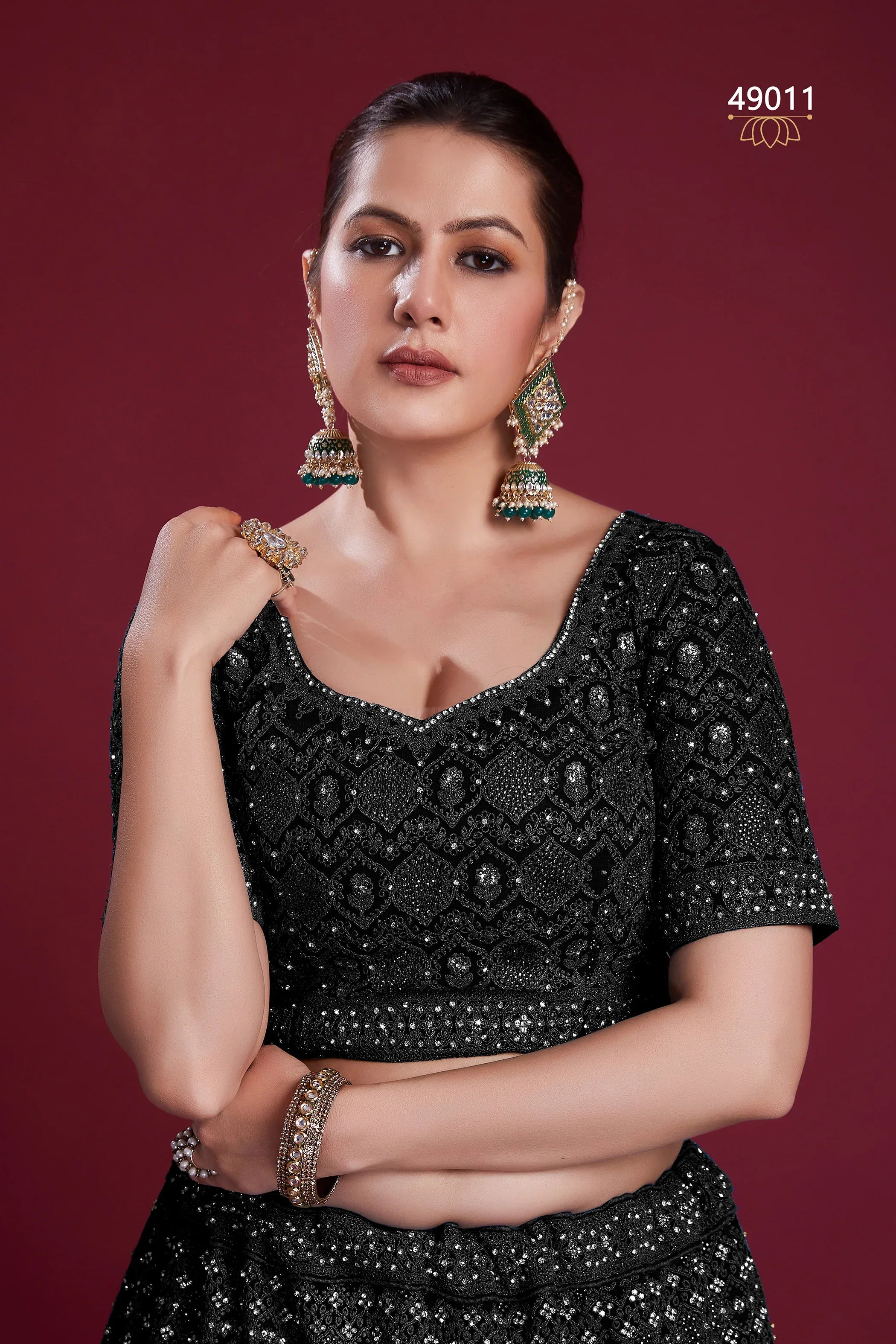 Poshak Vol 6 Designer Occasion Wear Lehenga D.No 49011 - Anant Exports