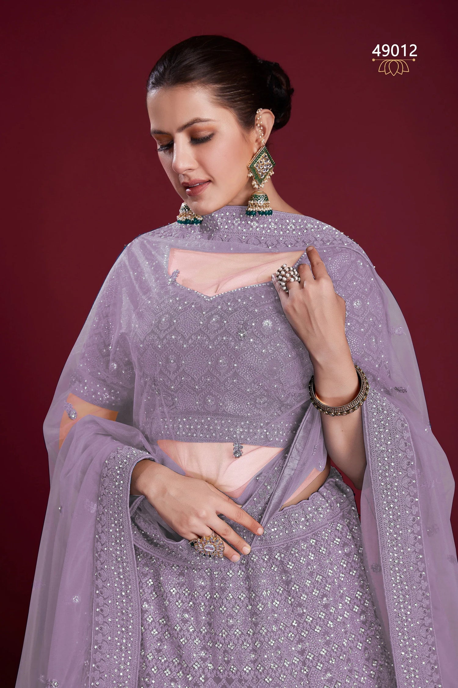 Poshak Vol 6 Designer Occasion Wear Lehenga D.No 49012 - Anant Exports
