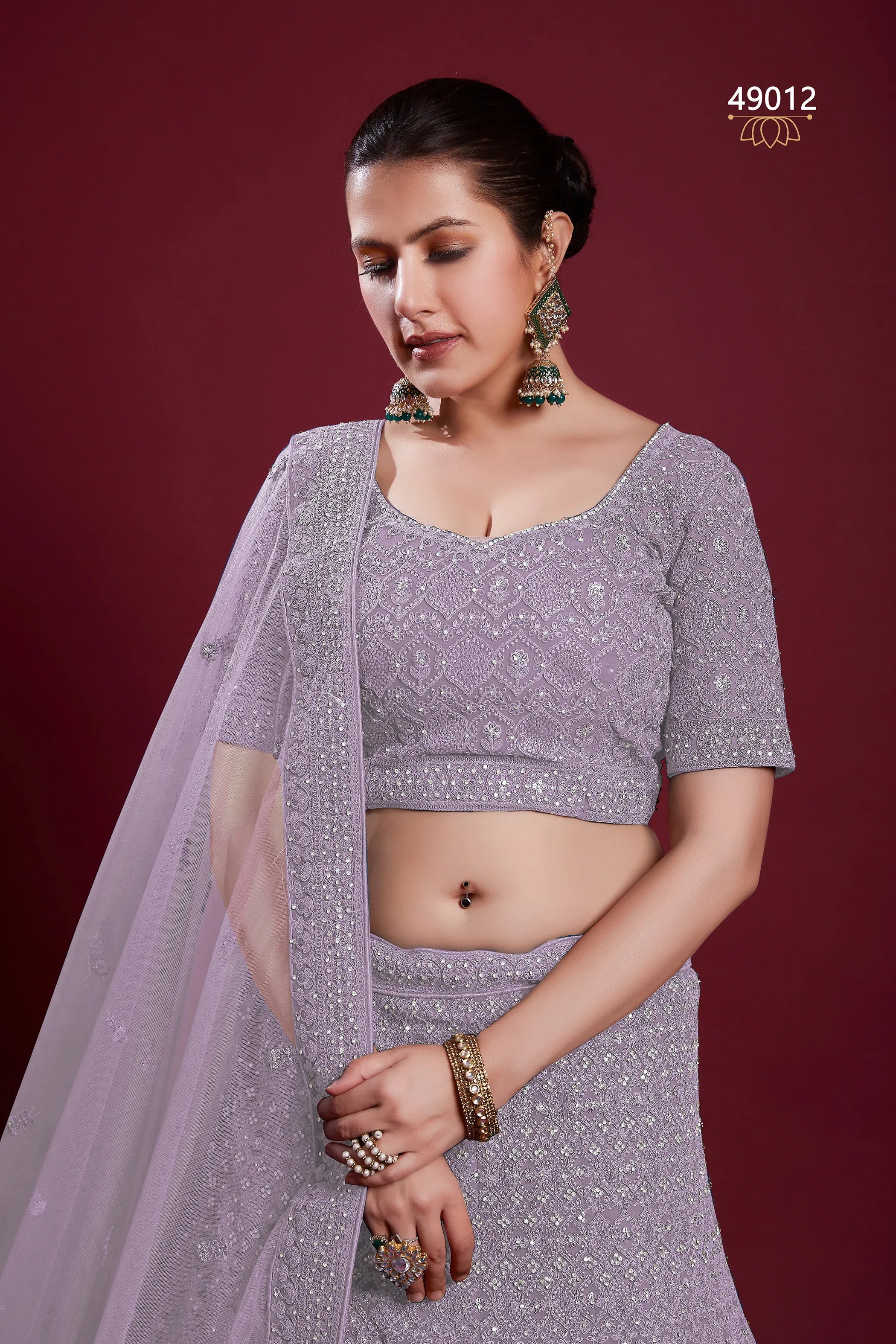Poshak Vol 6 Designer Occasion Wear Lehenga D.No 49012 - Anant Exports