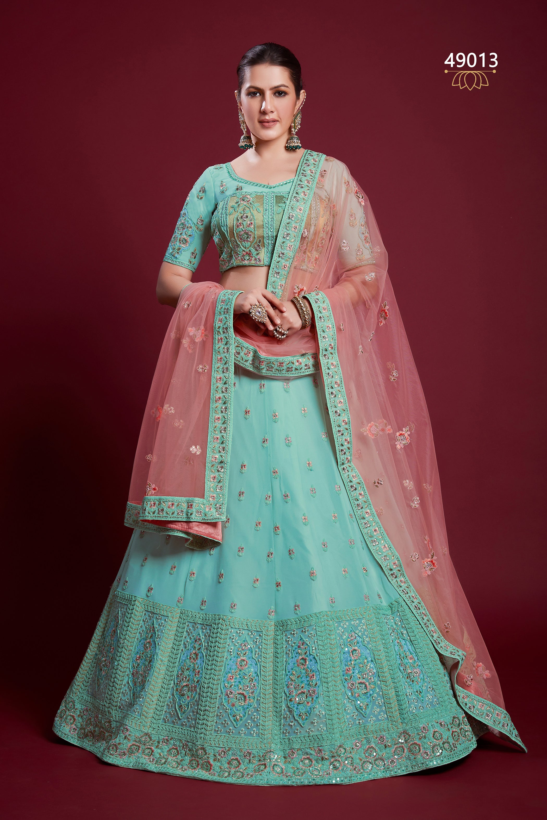 Poshak Vol 6 Designer Occasion Wear Lehenga D.No 49013