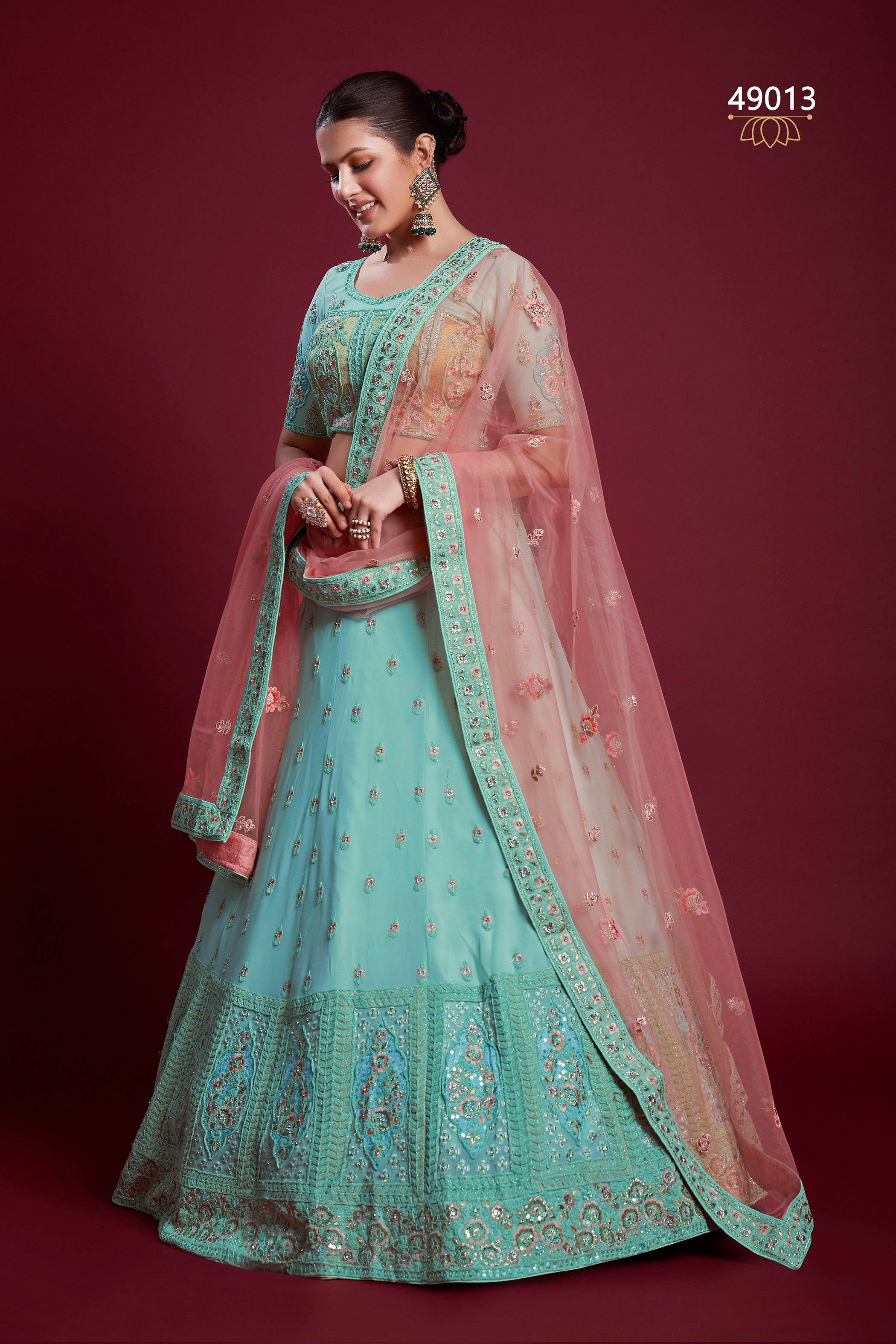 Poshak Vol 6 Designer Occasion Wear Lehenga D.No 49013