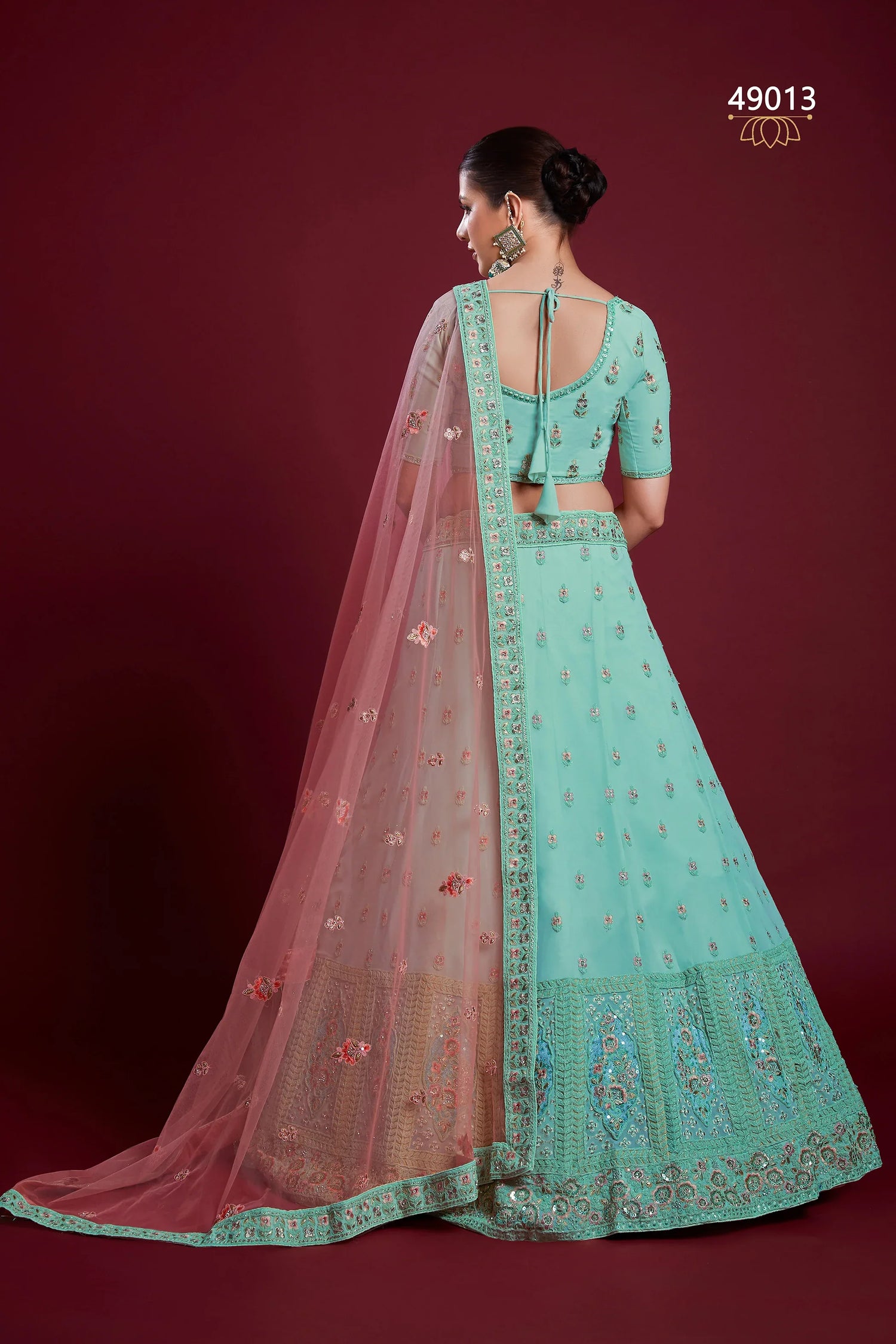Poshak Vol 6 Designer Occasion Wear Lehenga D.No 49013 - Anant Exports