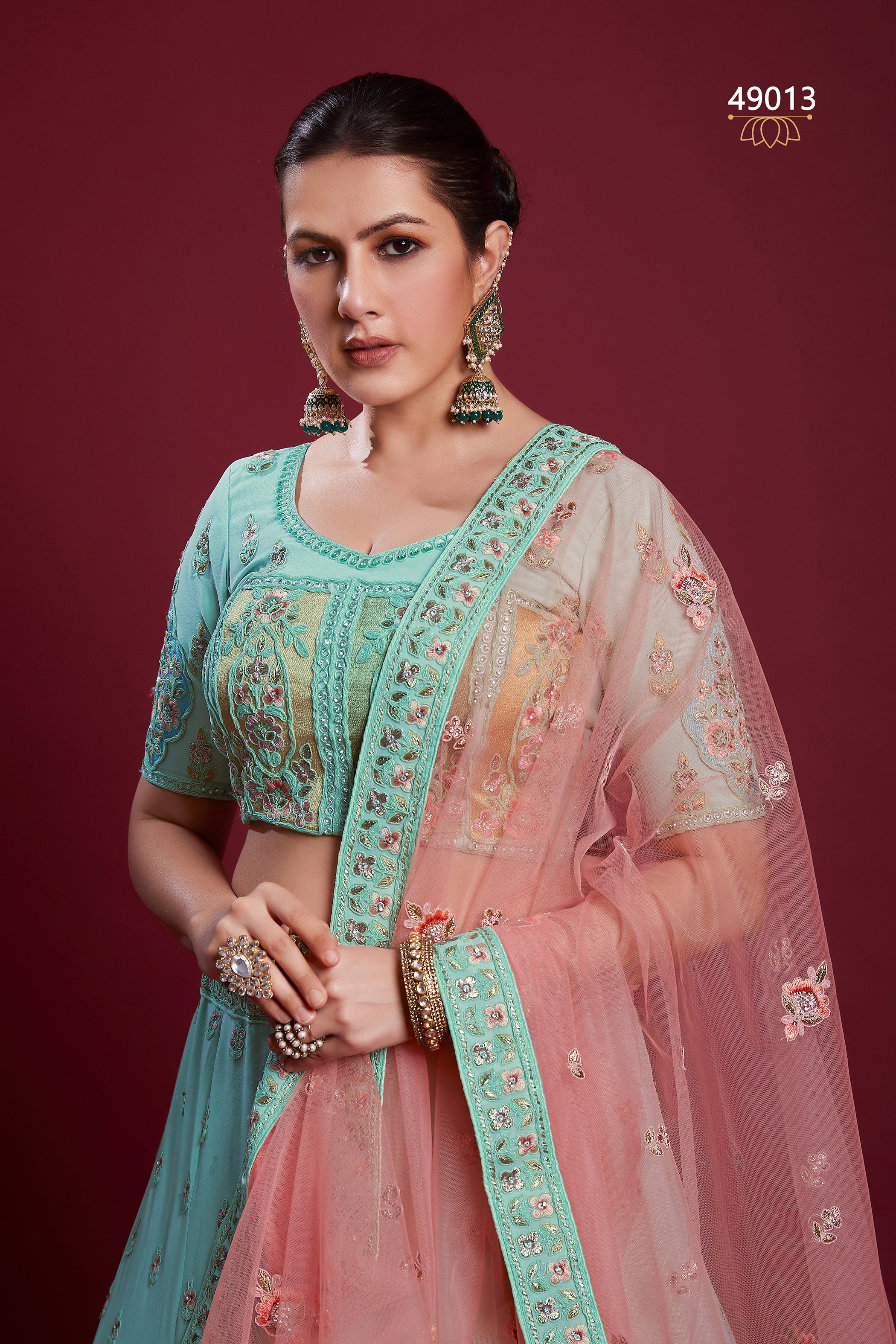 Poshak Vol 6 Designer Occasion Wear Lehenga D.No 49013