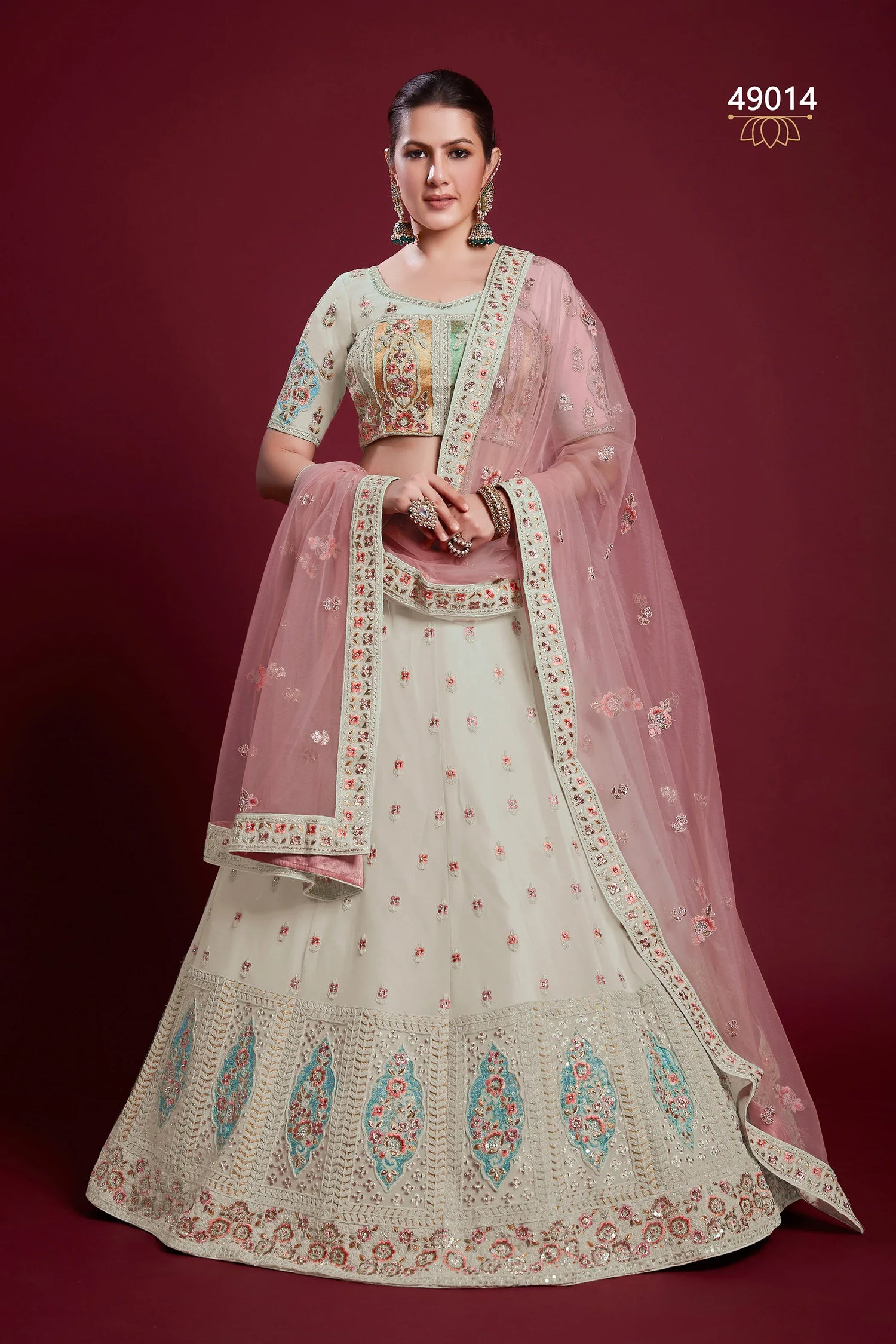 Poshak Vol 6 Designer Occasion Wear Lehenga D.No 49014 - Anant Exports