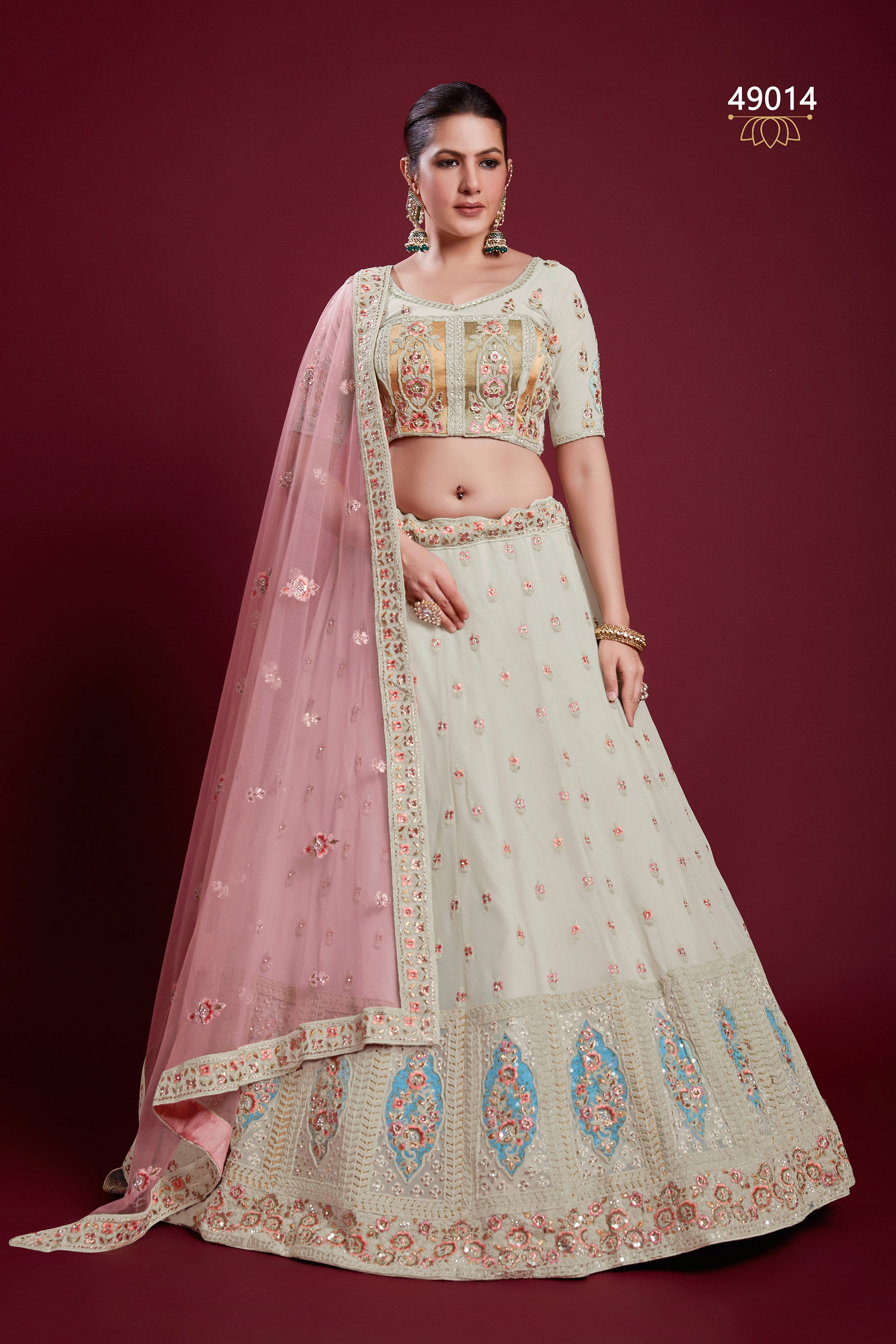 Poshak Vol 6 Designer Occasion Wear Lehenga D.No 49014