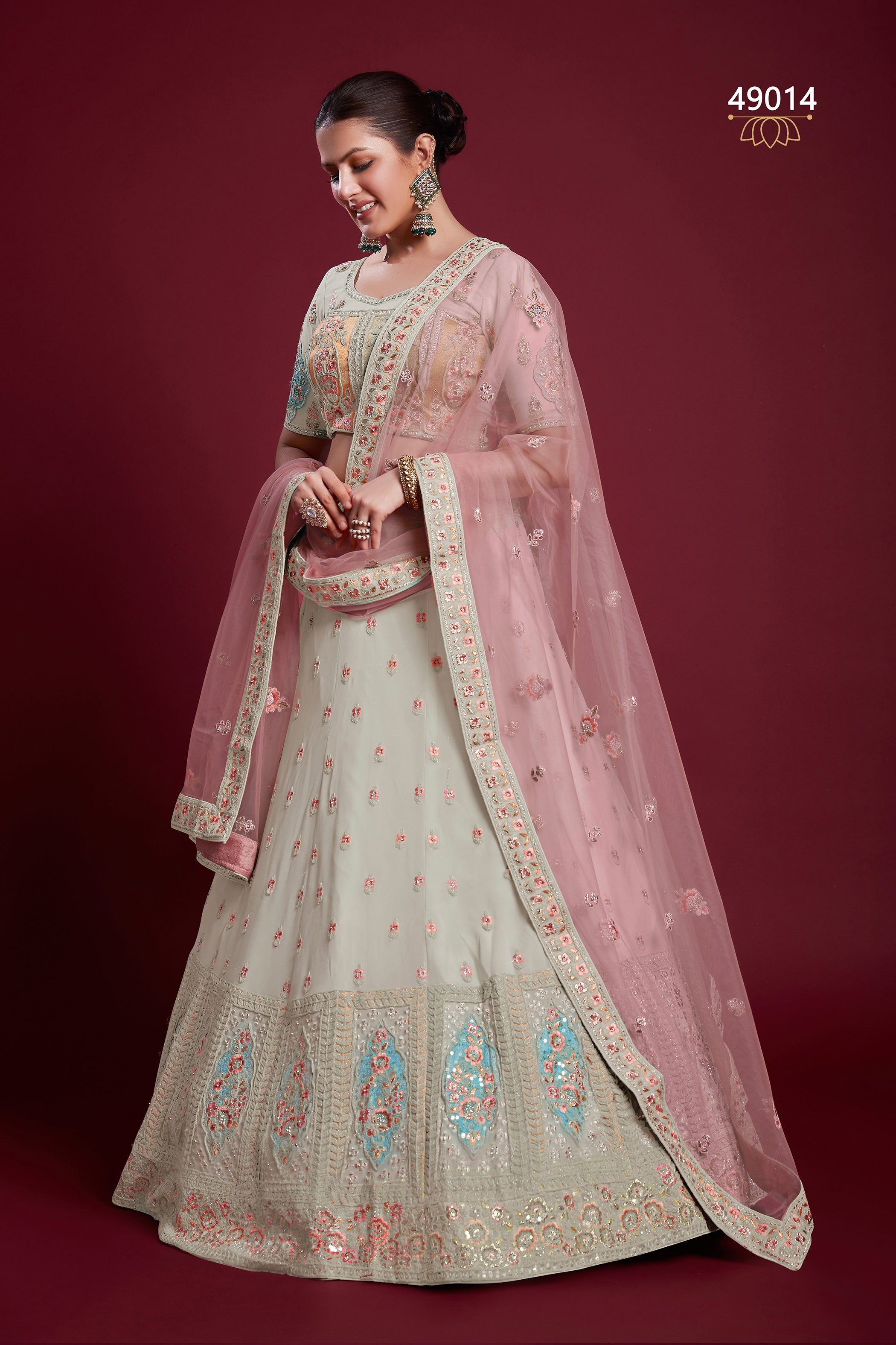 Poshak Vol 6 Designer Occasion Wear Lehenga D.No 49014