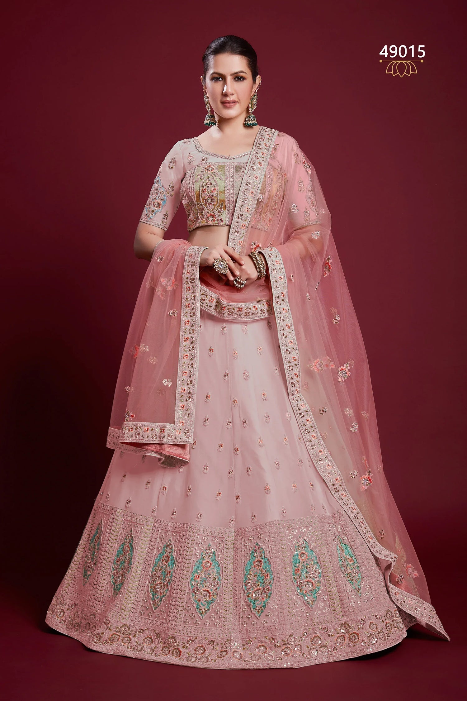 Poshak Vol 6 Designer Occasion Wear Lehenga D.No 49015 - Anant Exports