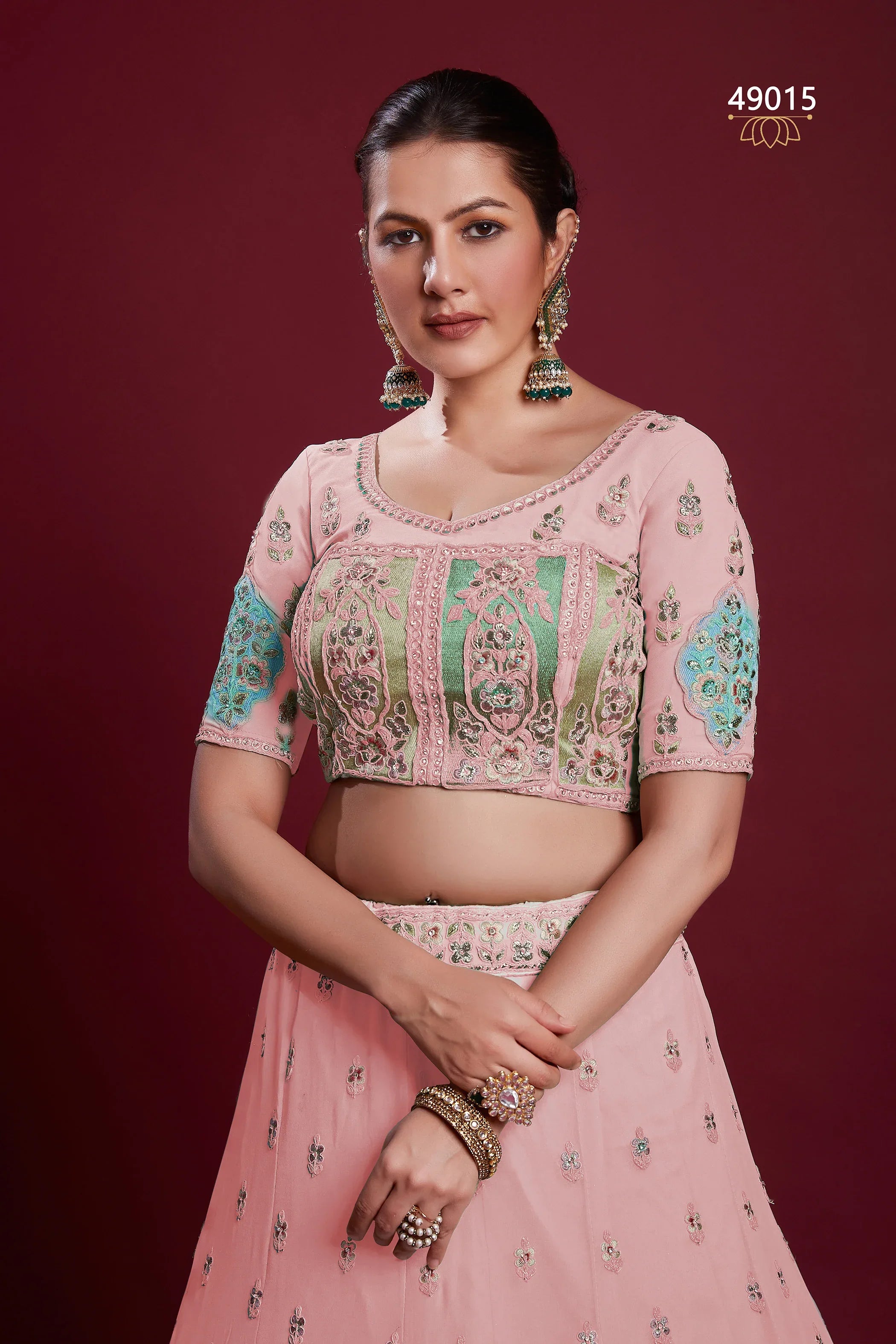 Poshak Vol 6 Designer Occasion Wear Lehenga D.No 49015 - Anant Exports