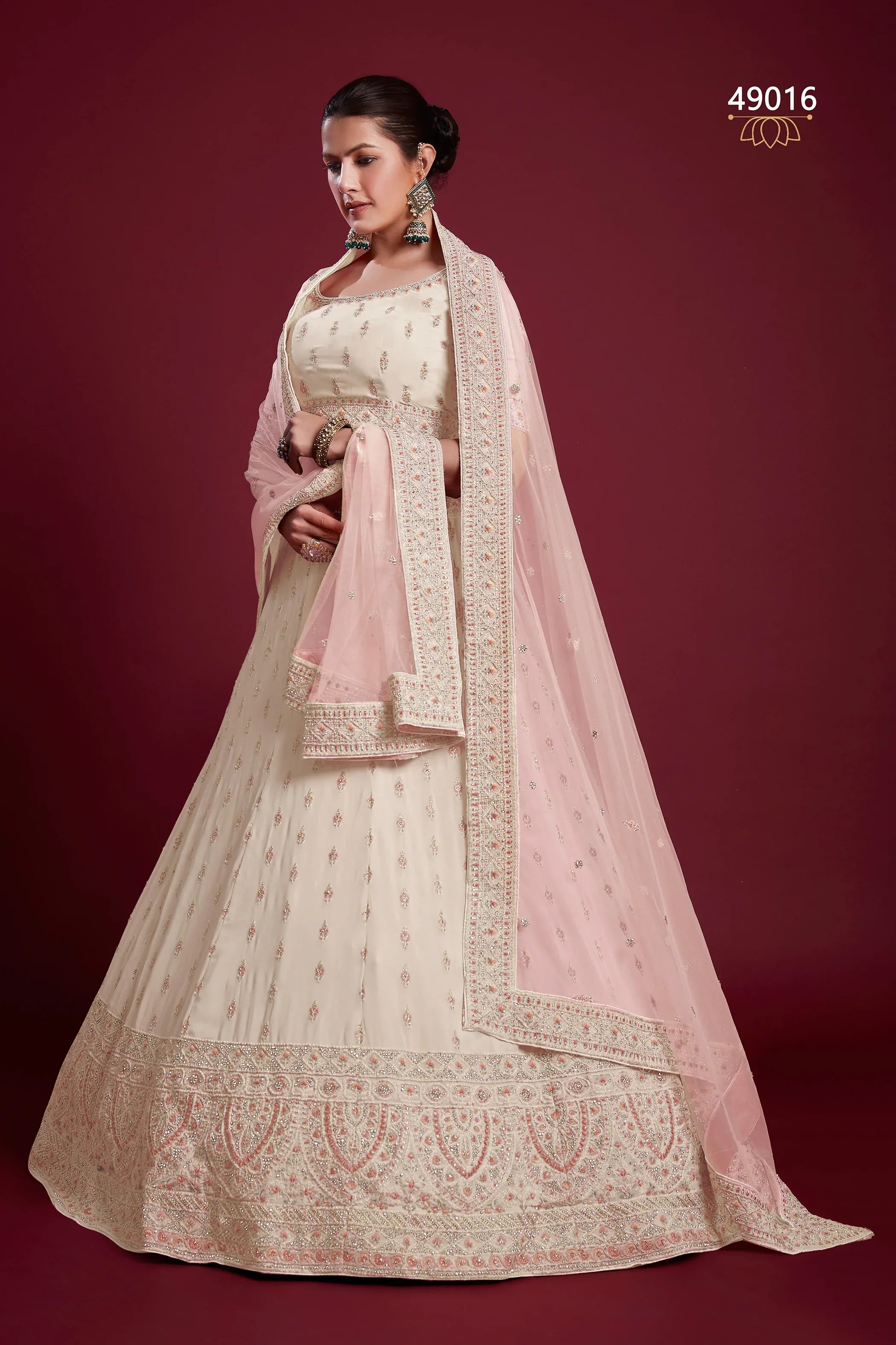 Poshak Vol 6 Designer Occasion Wear Lehenga D.No 49016 - Anant Exports