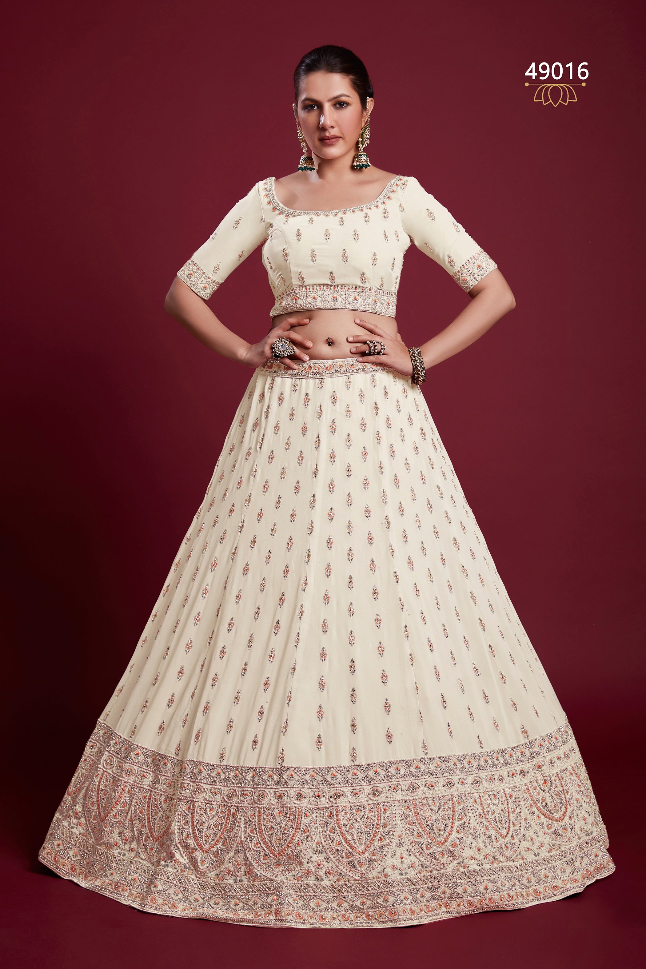 Poshak Vol 6 Designer Occasion Wear Lehenga D.No 49016