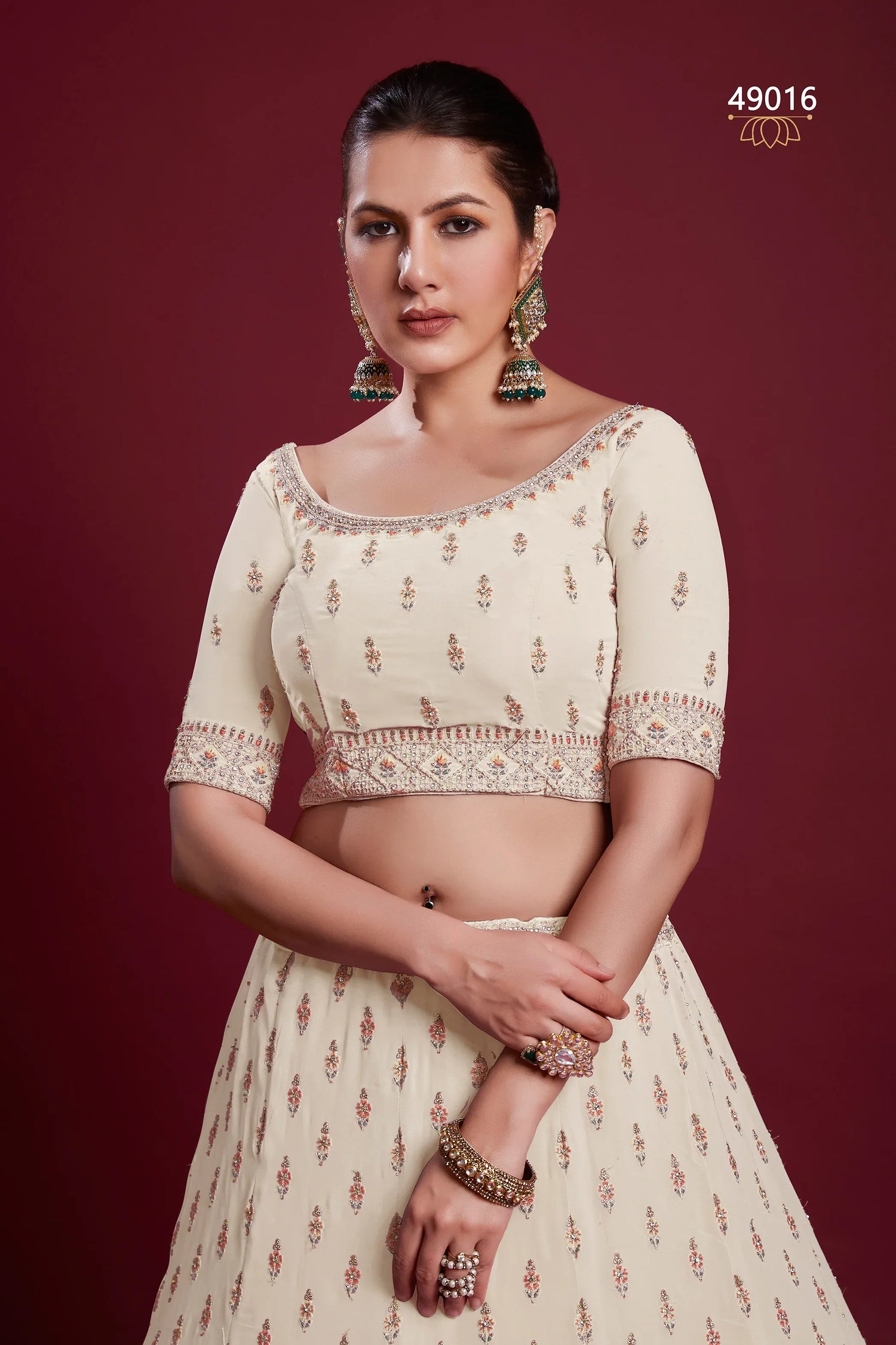 Poshak Vol 6 Designer Occasion Wear Lehenga D.No 49016 - Anant Exports