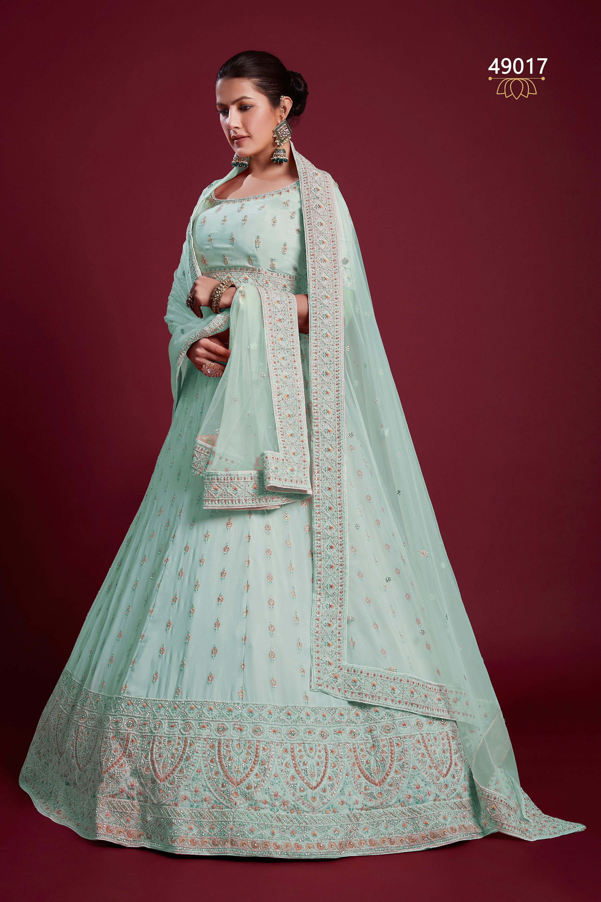 Poshak Vol 6 Designer Occasion Wear Lehenga D.No 49017