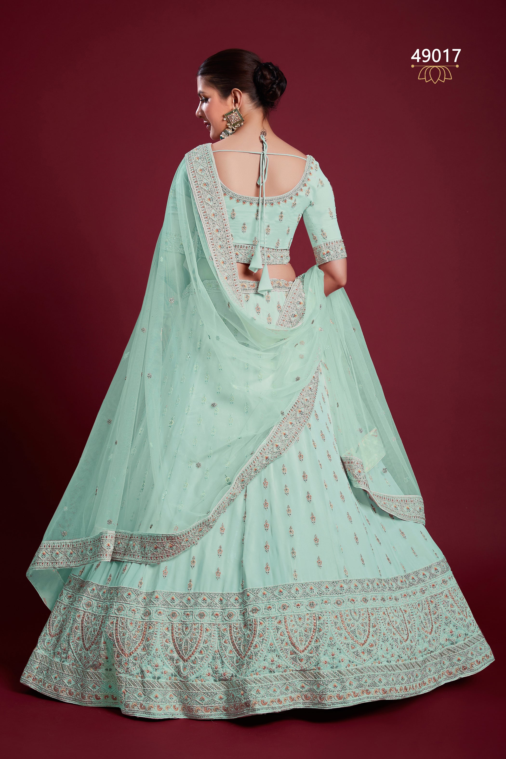 Poshak Vol 6 Designer Occasion Wear Lehenga D.No 49017