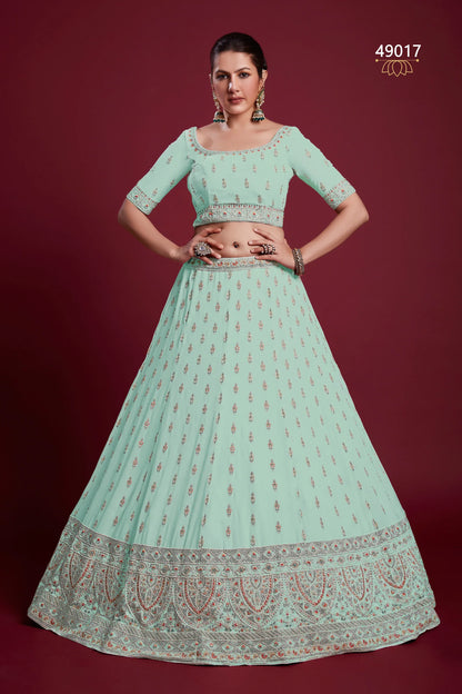 Poshak Vol 6 Designer Occasion Wear Lehenga D.No 49017 - Anant Exports