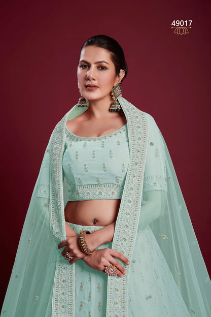 Poshak Vol 6 Designer Occasion Wear Lehenga D.No 49017 - Anant Exports