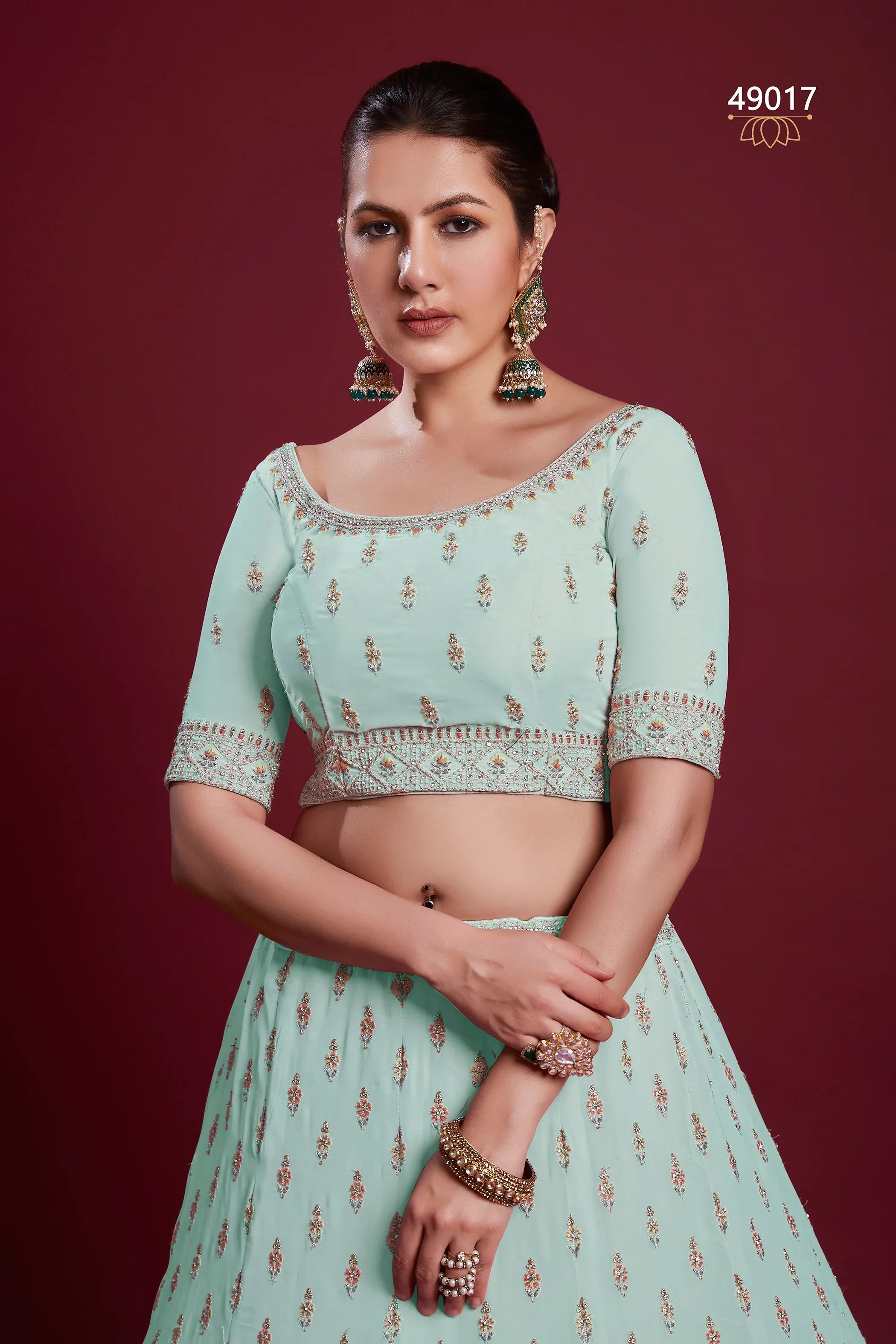 Poshak Vol 6 Designer Occasion Wear Lehenga D.No 49017 - Anant Exports