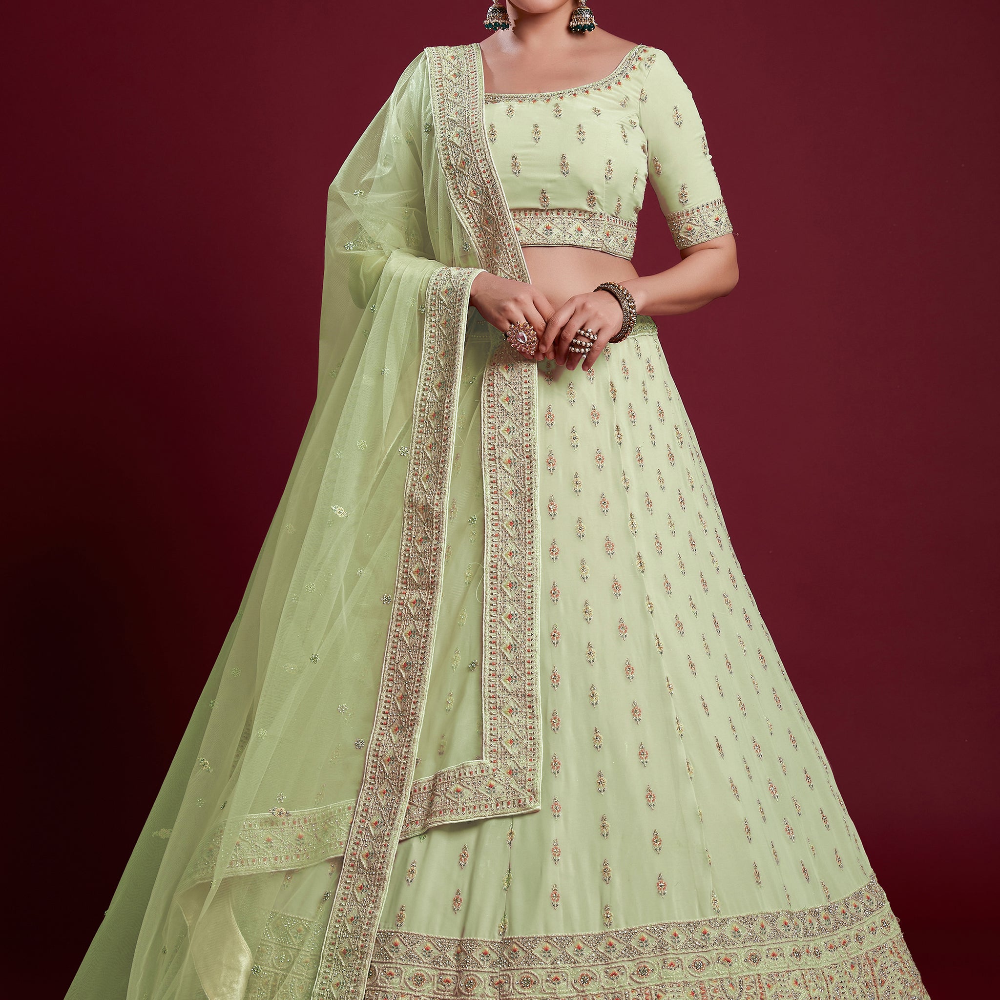 Poshak Vol 6 Designer Occasion Wear Lehenga D.No 49018