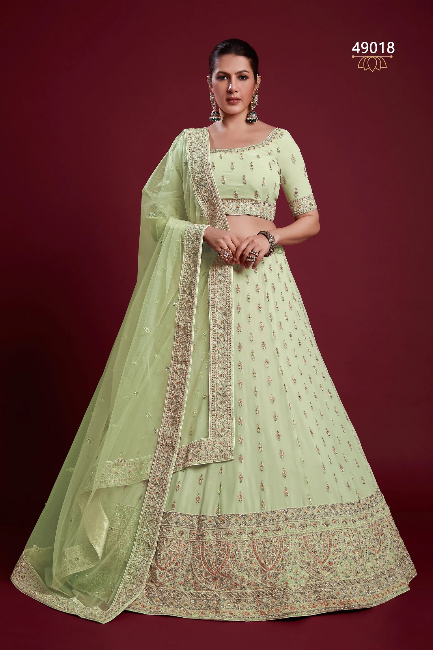 Poshak Vol 6 Designer Occasion Wear Lehenga D.No 49018 - Anant Exports