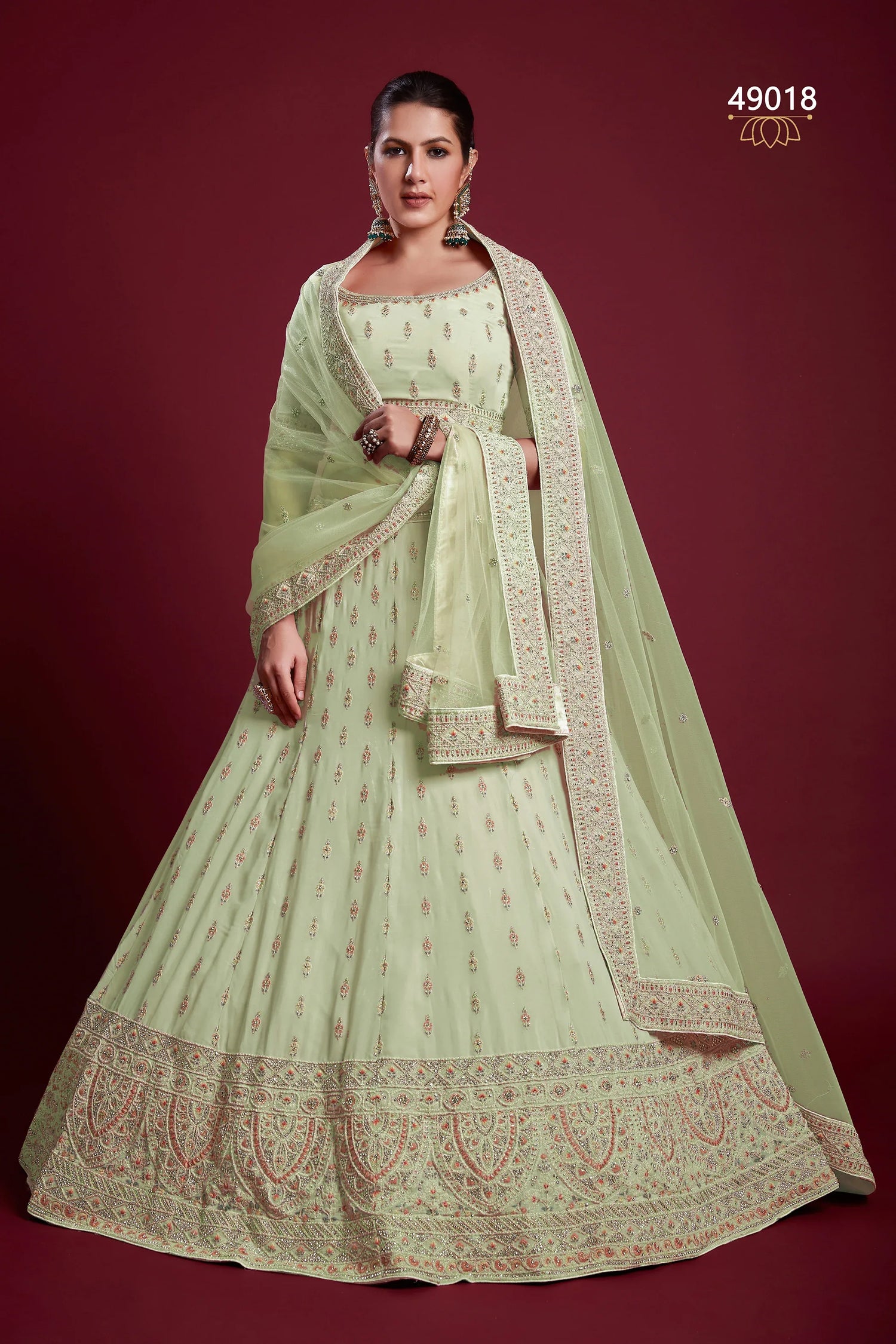 Poshak Vol 6 Designer Occasion Wear Lehenga D.No 49018 - Anant Exports
