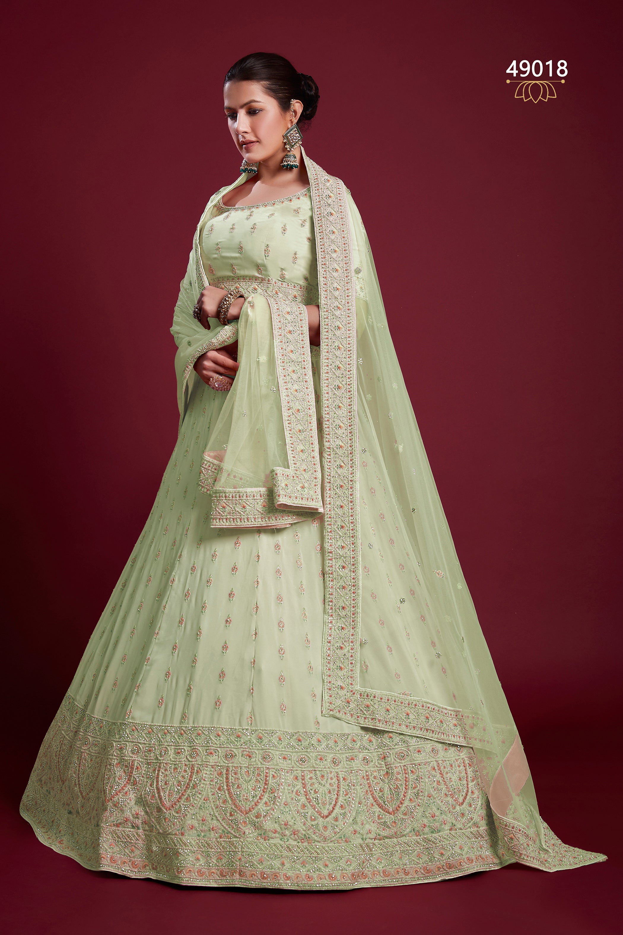 Poshak Vol 6 Designer Occasion Wear Lehenga D.No 49018