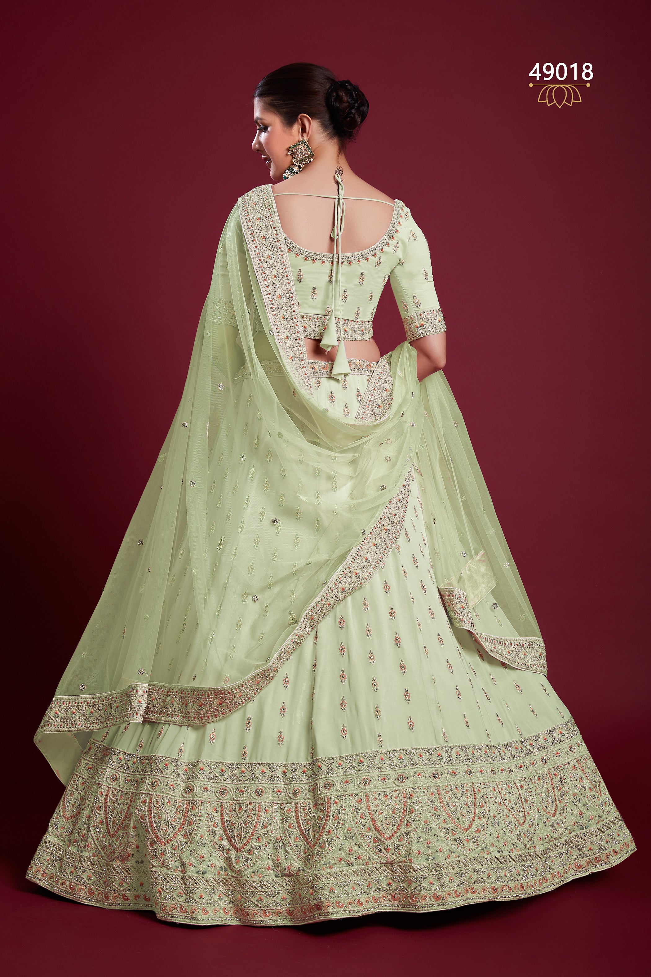 Poshak Vol 6 Designer Occasion Wear Lehenga D.No 49018