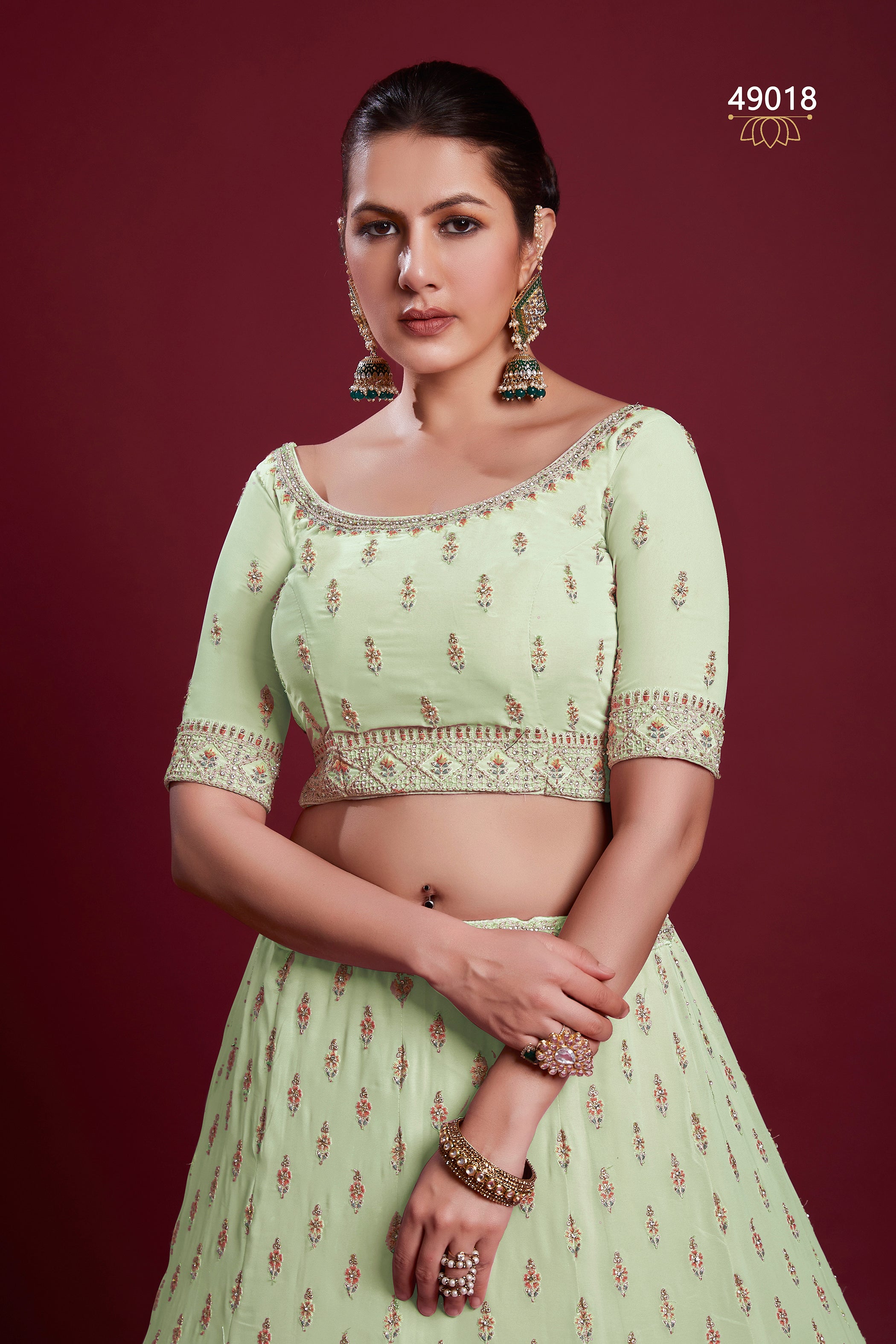 Poshak Vol 6 Designer Occasion Wear Lehenga D.No 49018