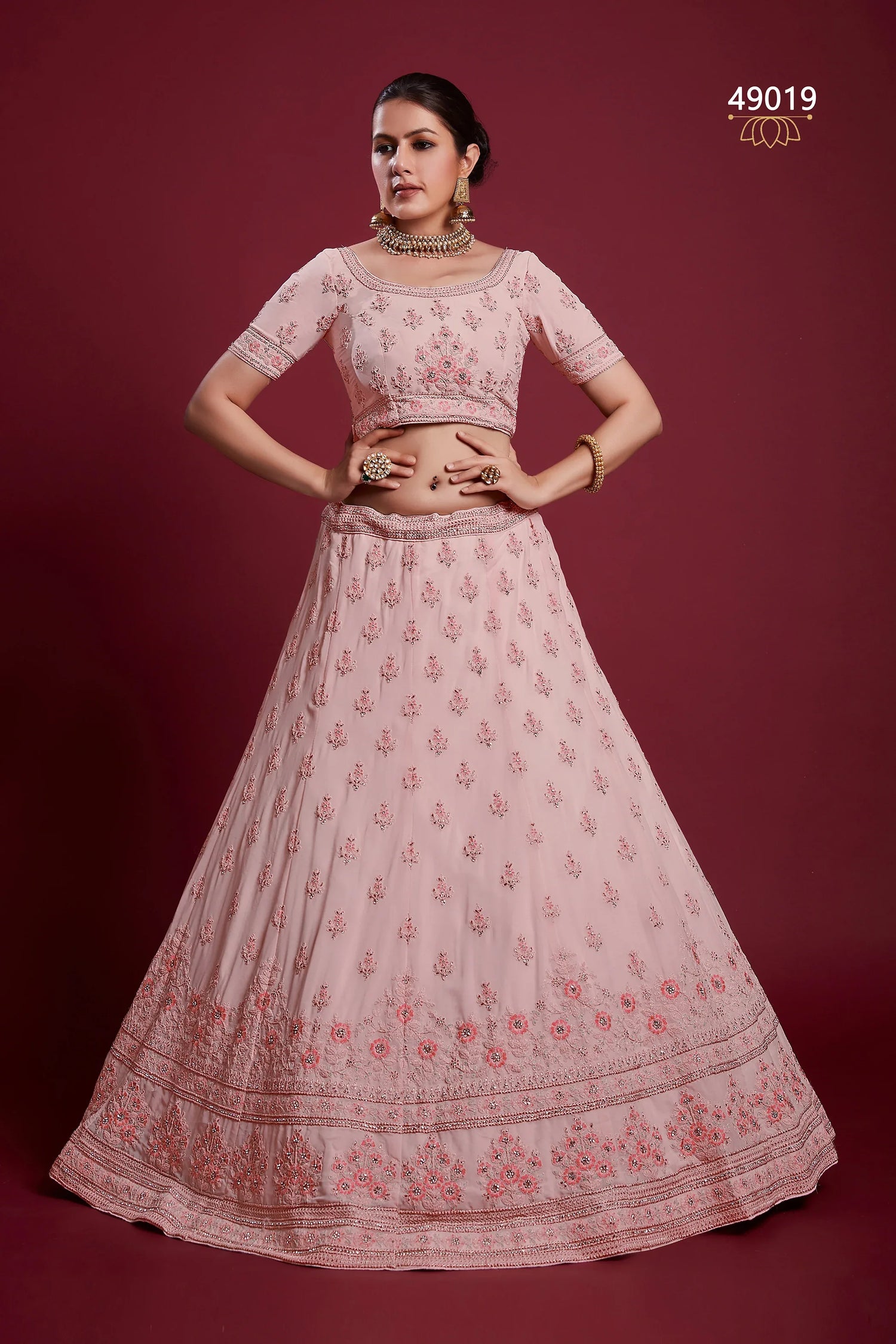 Poshak Vol 6 Designer Occasion Wear Lehenga D.No 49019 - Anant Exports