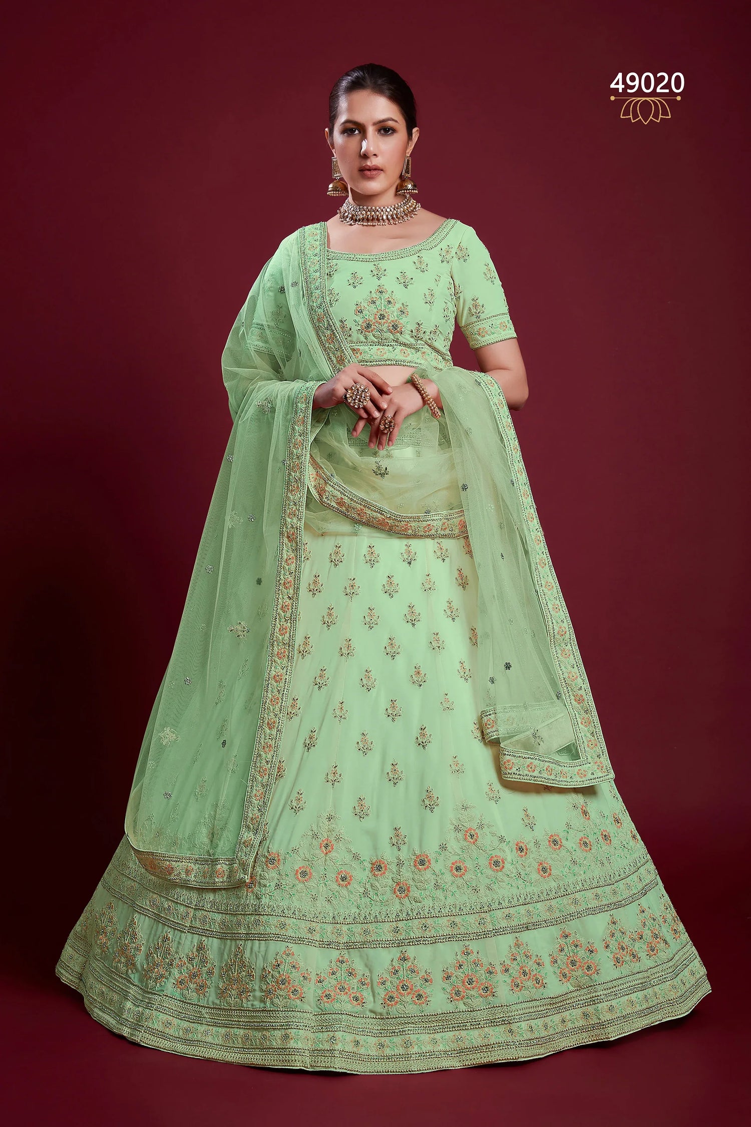 Poshak Vol 6 Designer Occasion Wear Lehenga D.No 49020 - Anant Exports