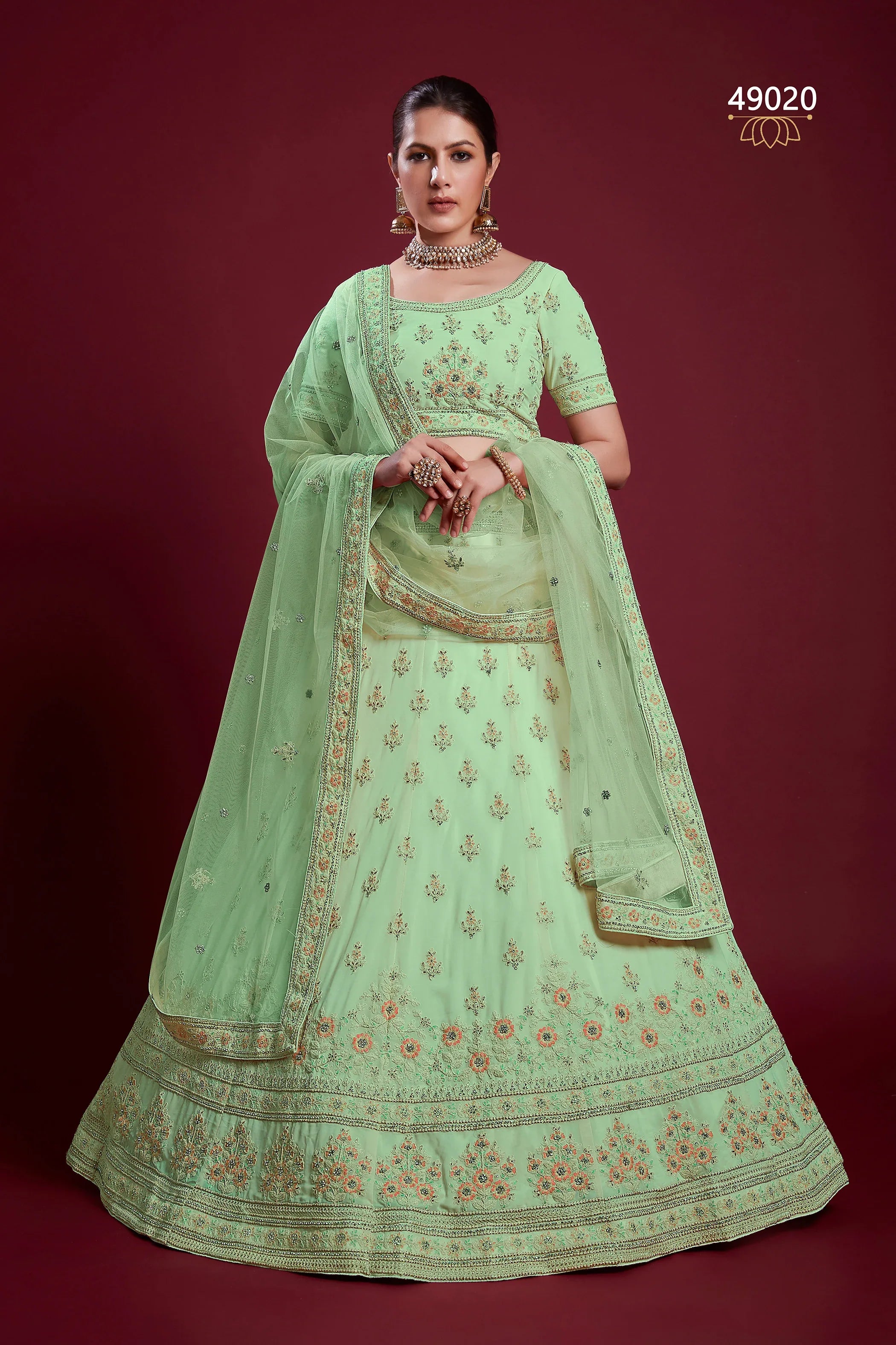 Poshak Vol 6 Designer Occasion Wear Lehenga D.No 49020 - Anant Exports