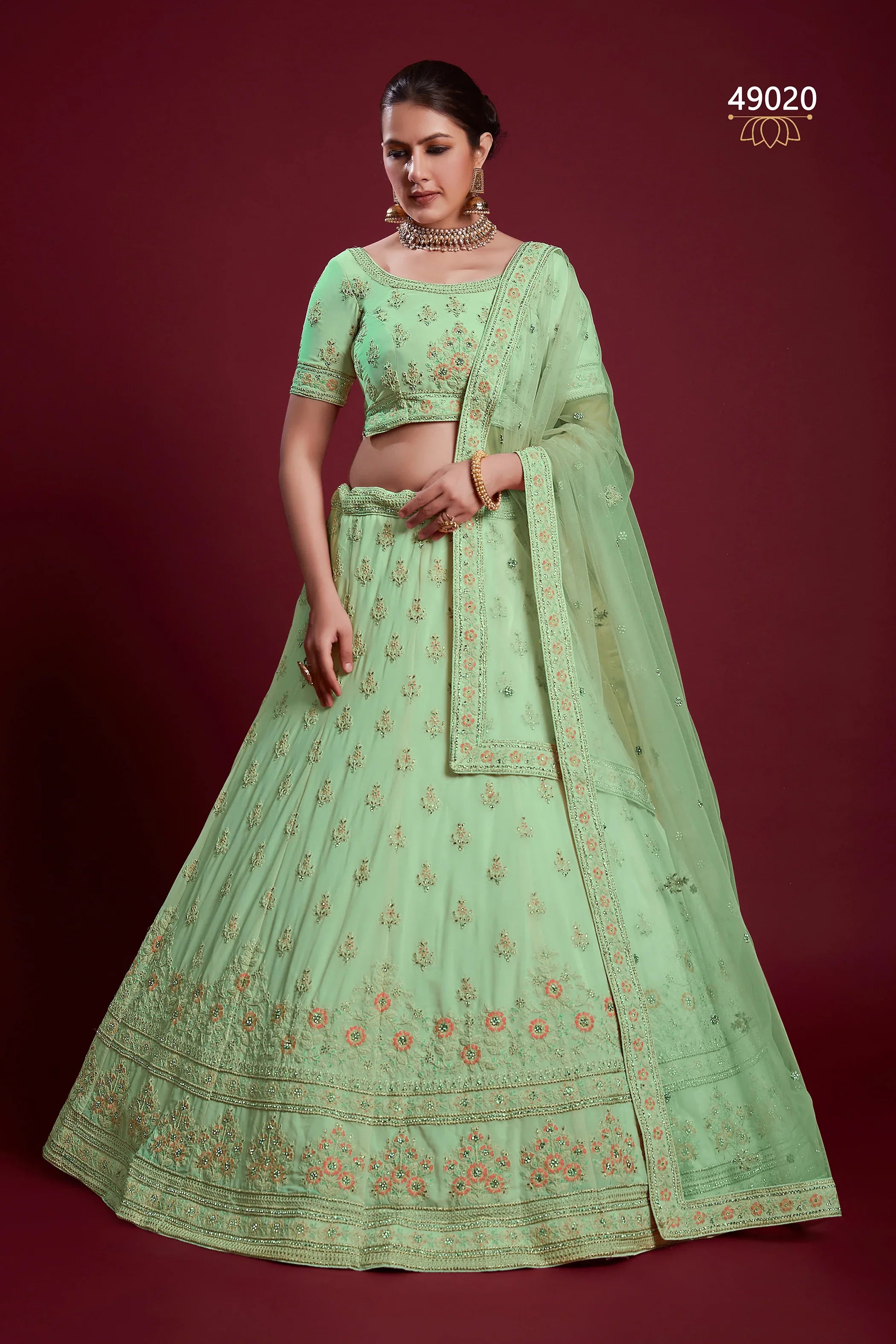 Poshak Vol 6 Designer Occasion Wear Lehenga D.No 49020 - Anant Exports