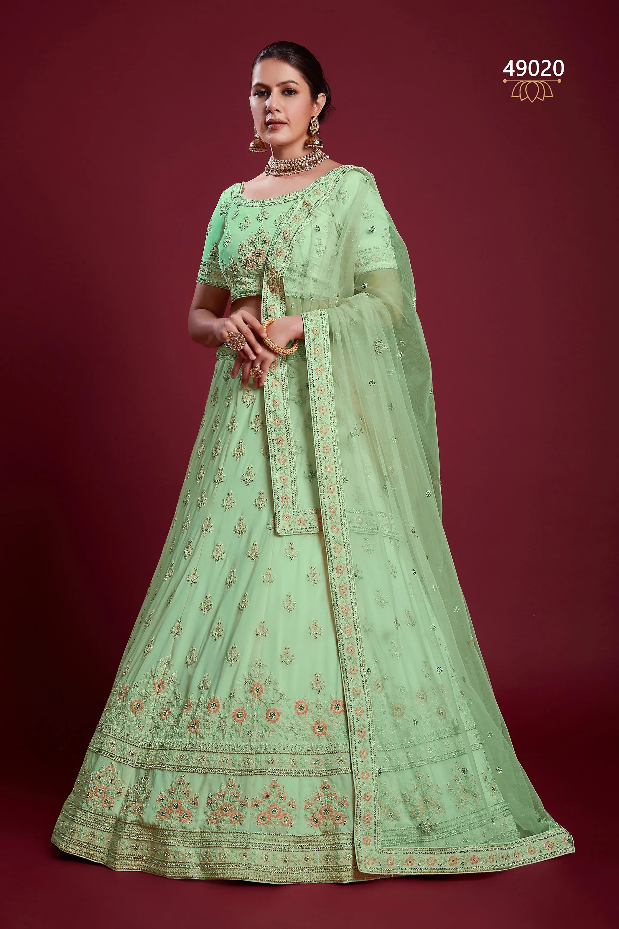 Poshak Vol 6 Designer Occasion Wear Lehenga D.No 49020 - Anant Exports