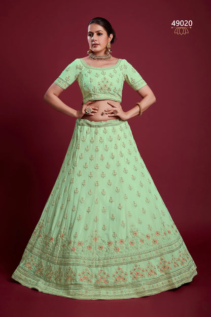 Poshak Vol 6 Designer Occasion Wear Lehenga D.No 49020 - Anant Exports