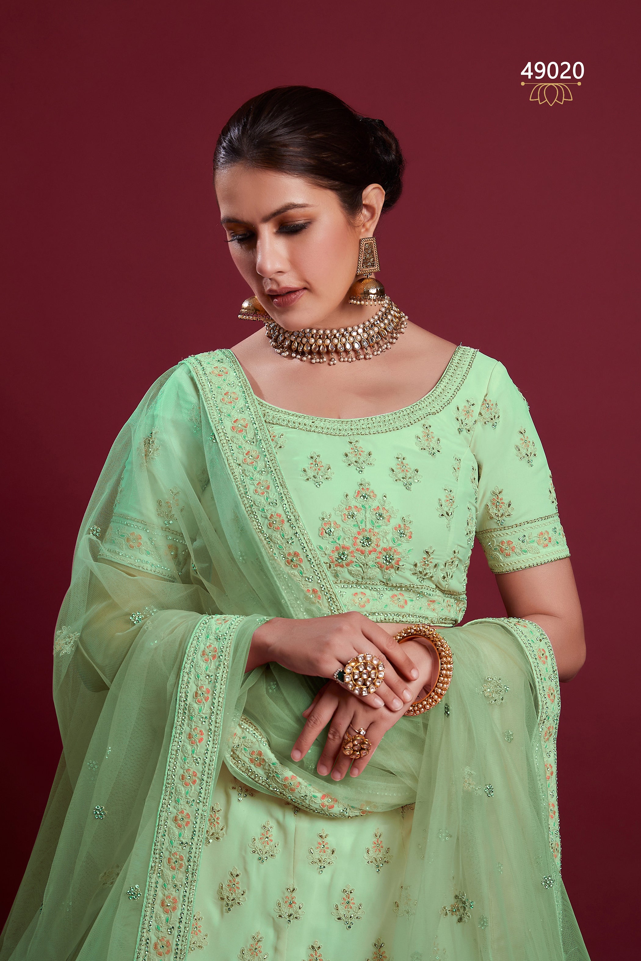 Poshak Vol 6 Designer Occasion Wear Lehenga D.No 49020