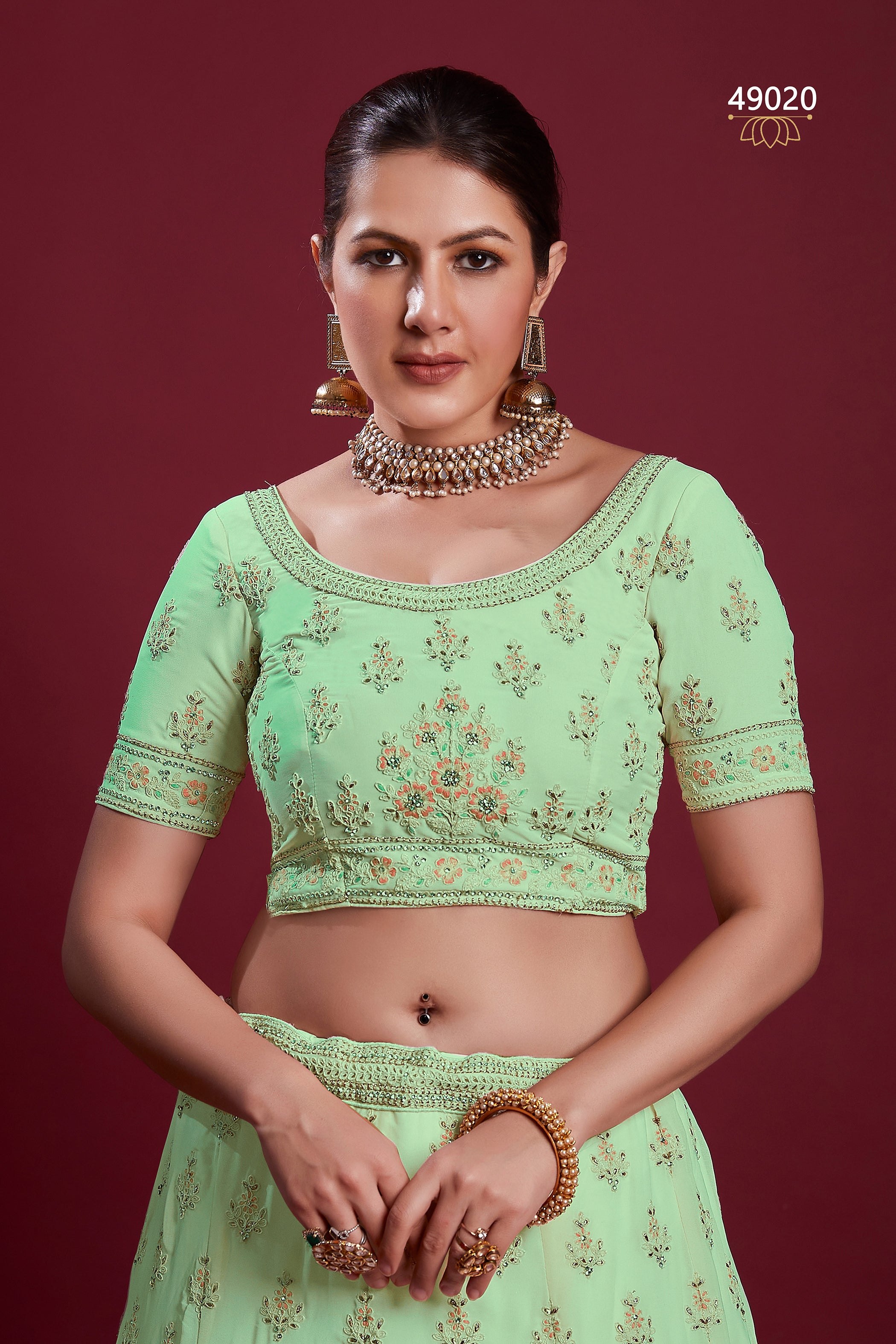 Poshak Vol 6 Designer Occasion Wear Lehenga D.No 49020