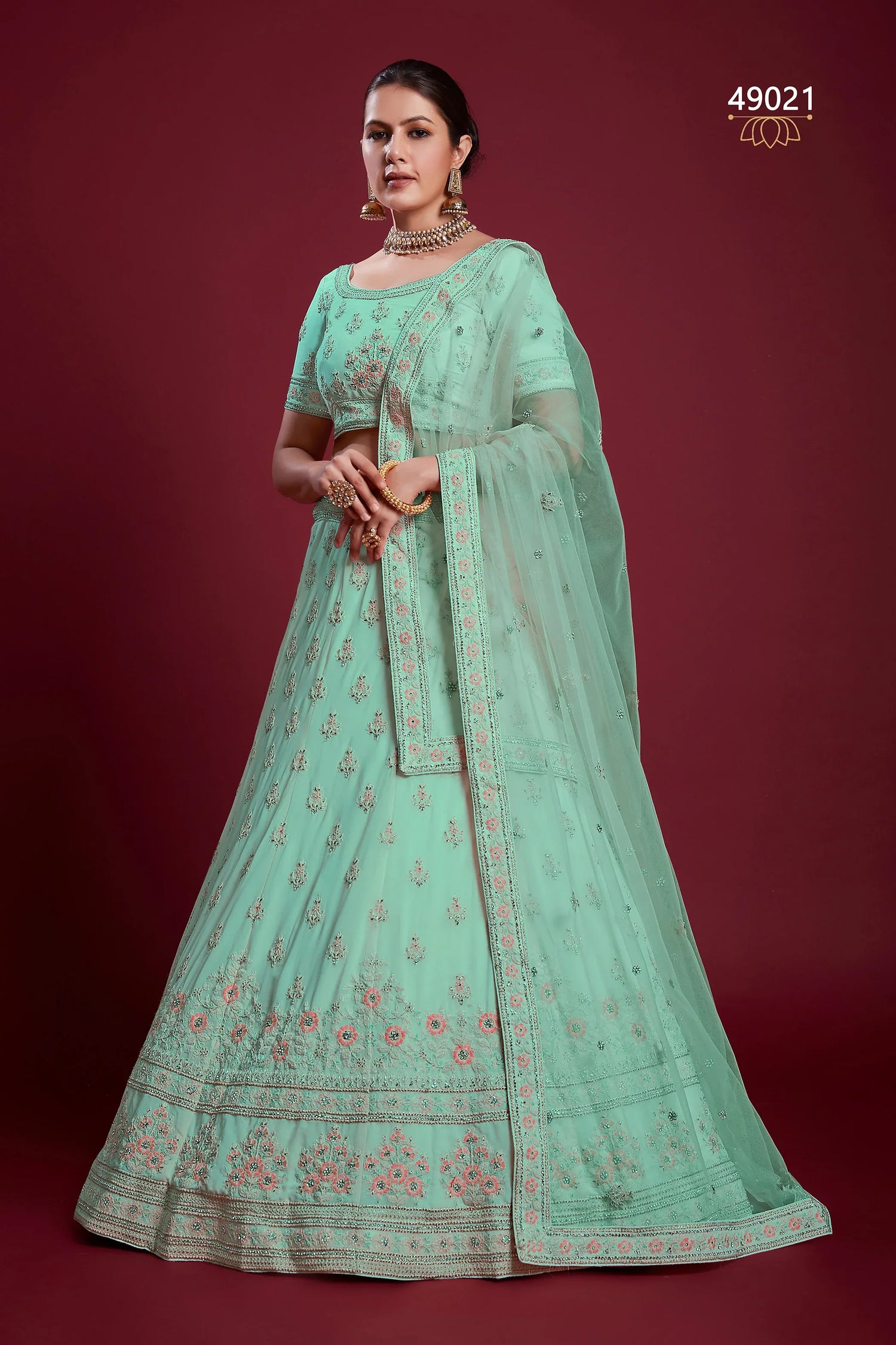 Poshak Vol 6 Designer Occasion Wear Lehenga D.No 49021 - Anant Exports