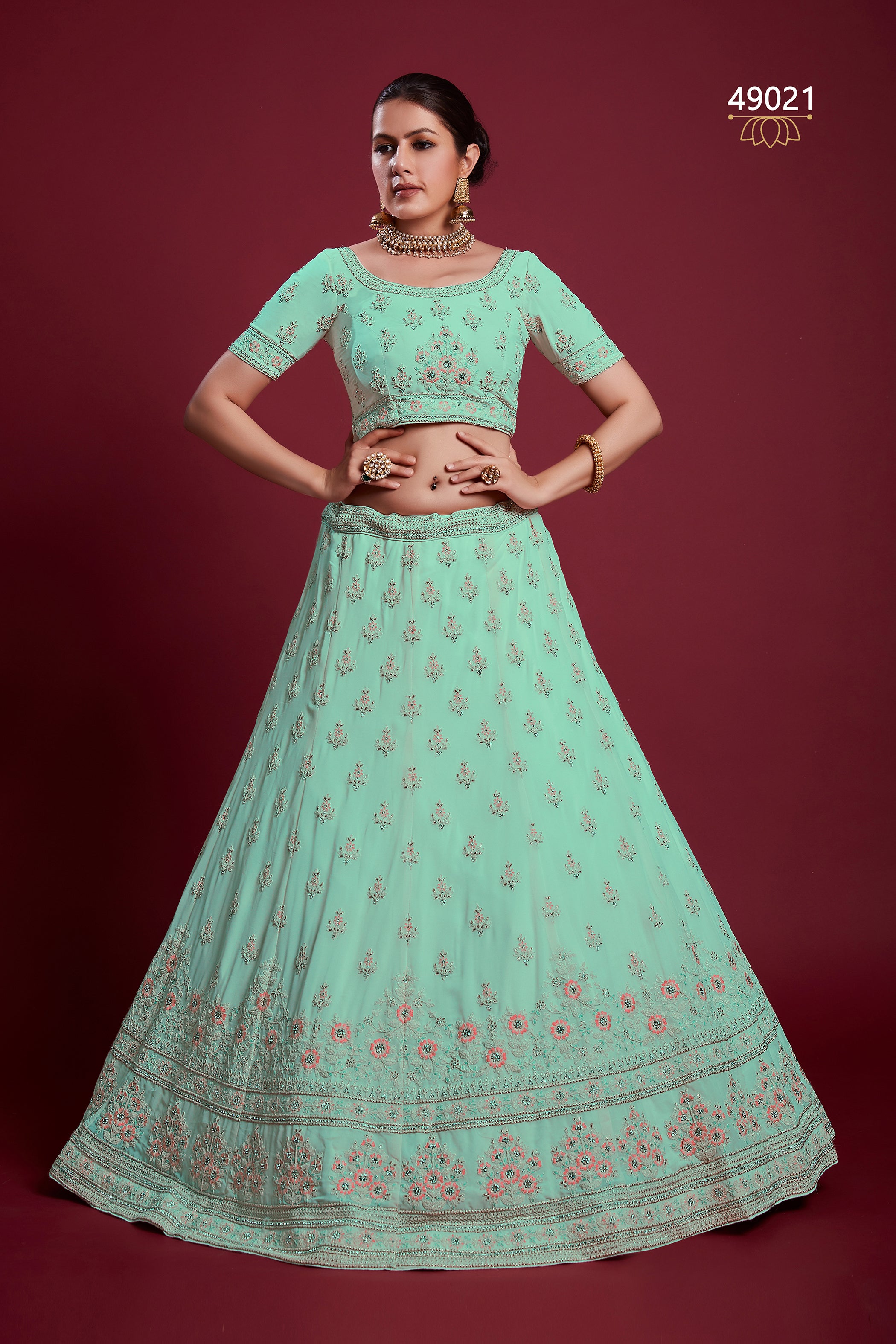 Poshak Vol 6 Designer Occasion Wear Lehenga D.No 49021