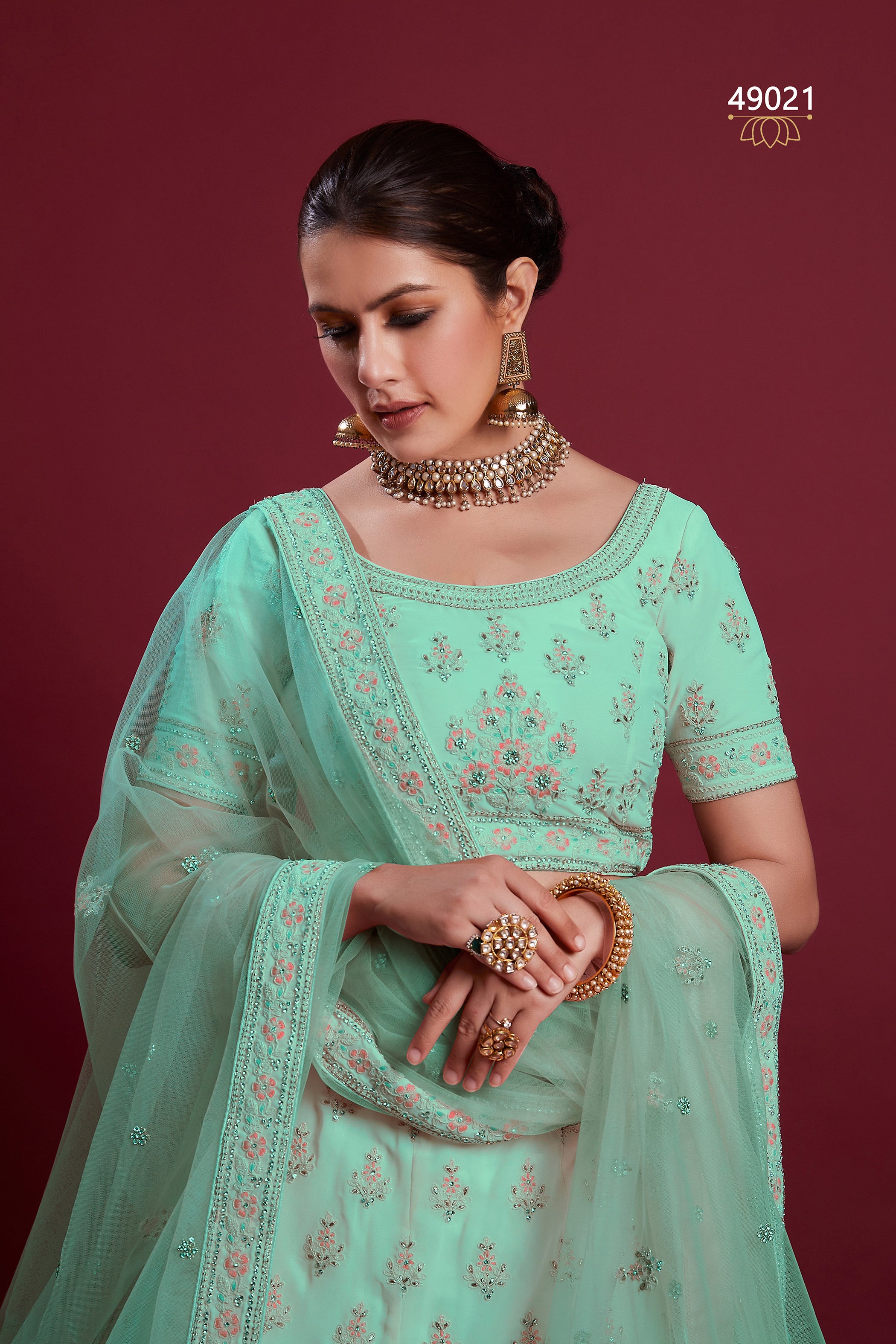 Poshak Vol 6 Designer Occasion Wear Lehenga D.No 49021