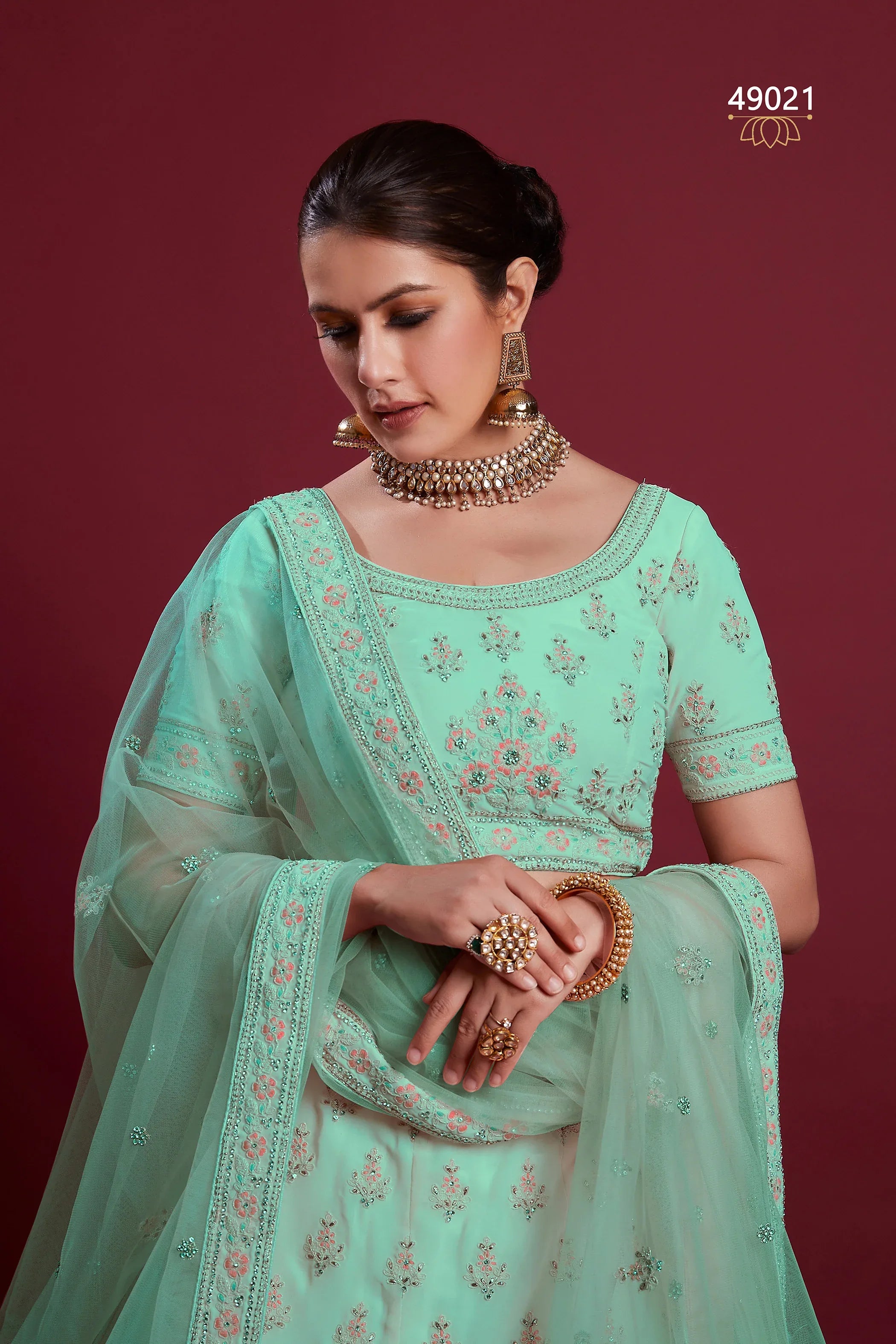 Poshak Vol 6 Designer Occasion Wear Lehenga D.No 49021 - Anant Exports