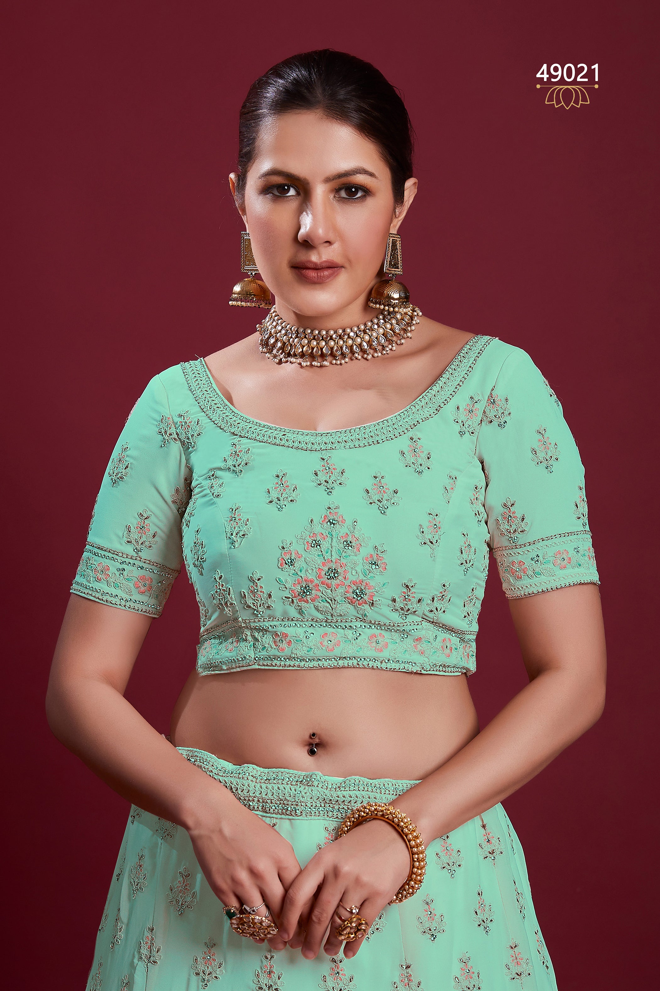 Poshak Vol 6 Designer Occasion Wear Lehenga D.No 49021