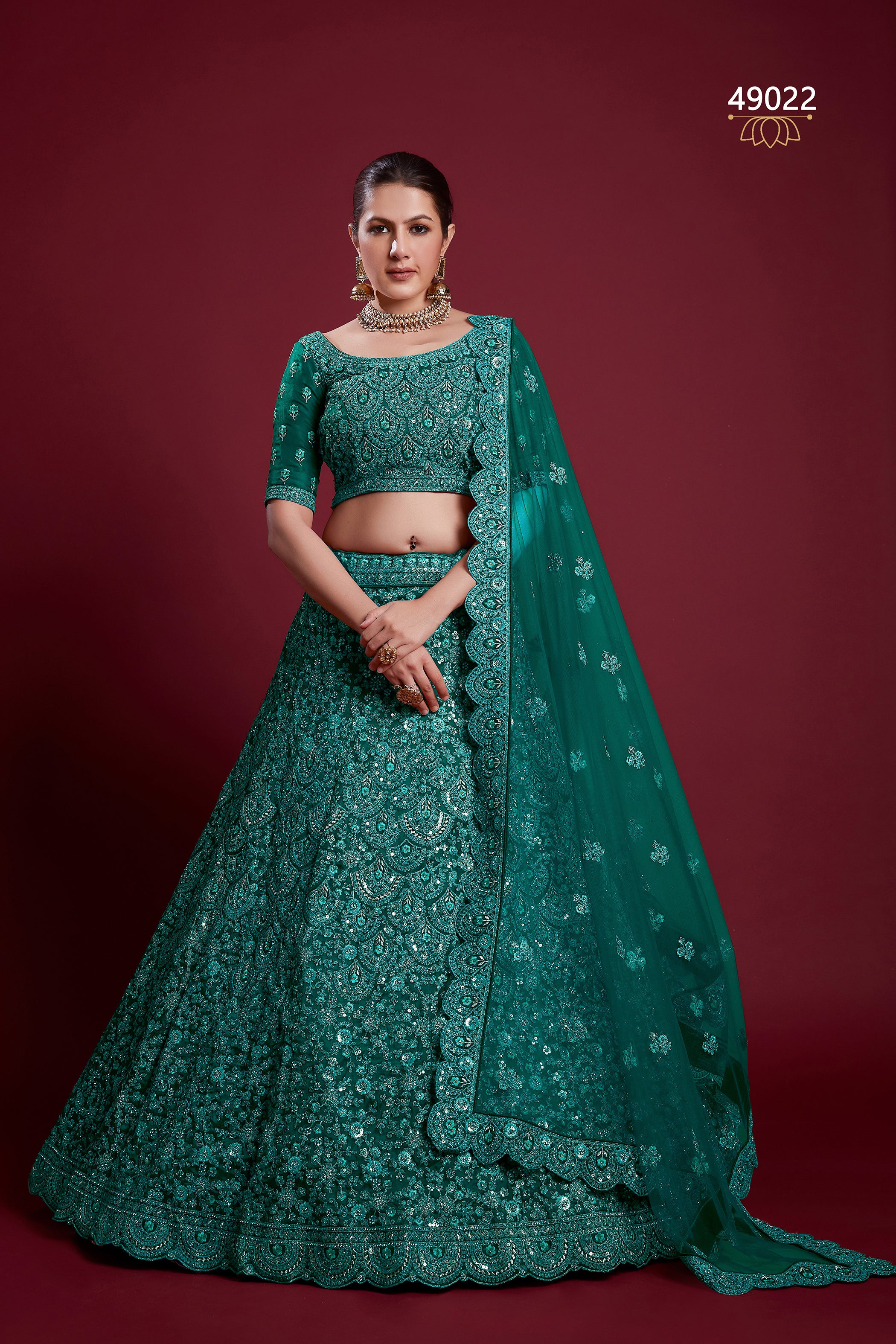 Poshak Vol 6 Designer Occasion Wear Lehenga D.No 49022