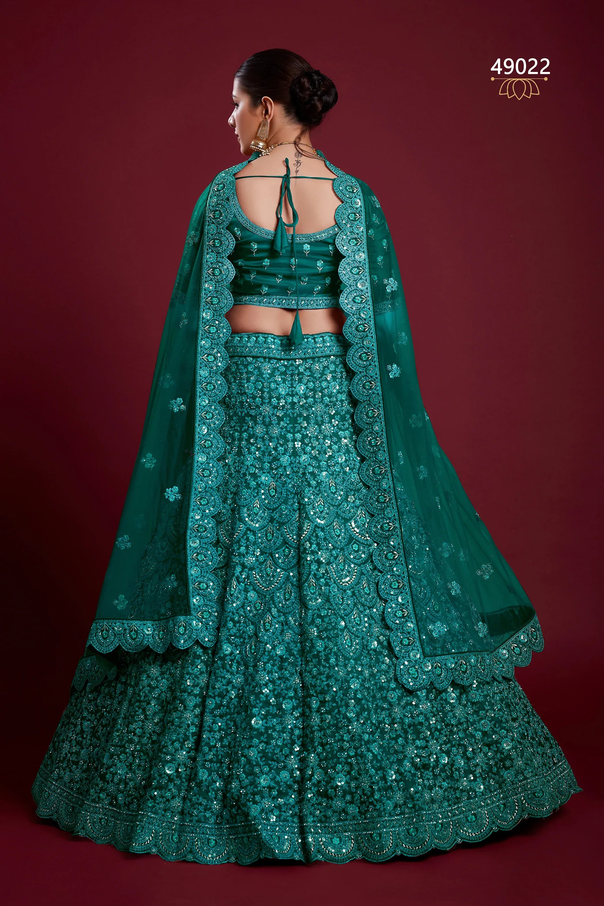 Poshak Vol 6 Designer Occasion Wear Lehenga D.No 49022 - Anant Exports