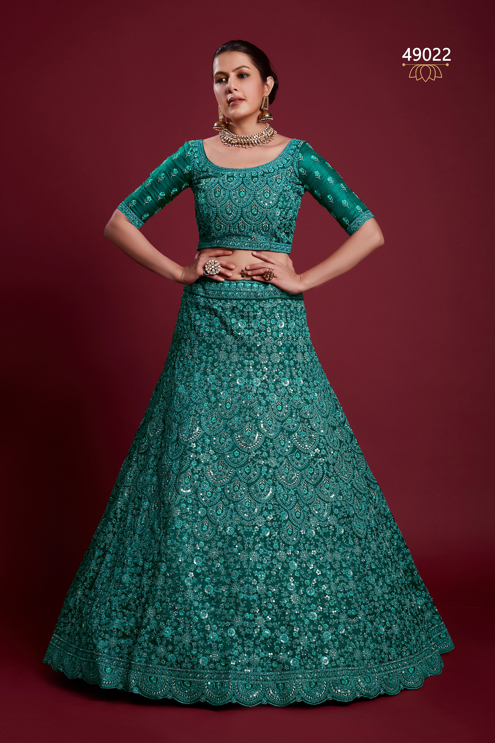 Poshak Vol 6 Designer Occasion Wear Lehenga D.No 49022