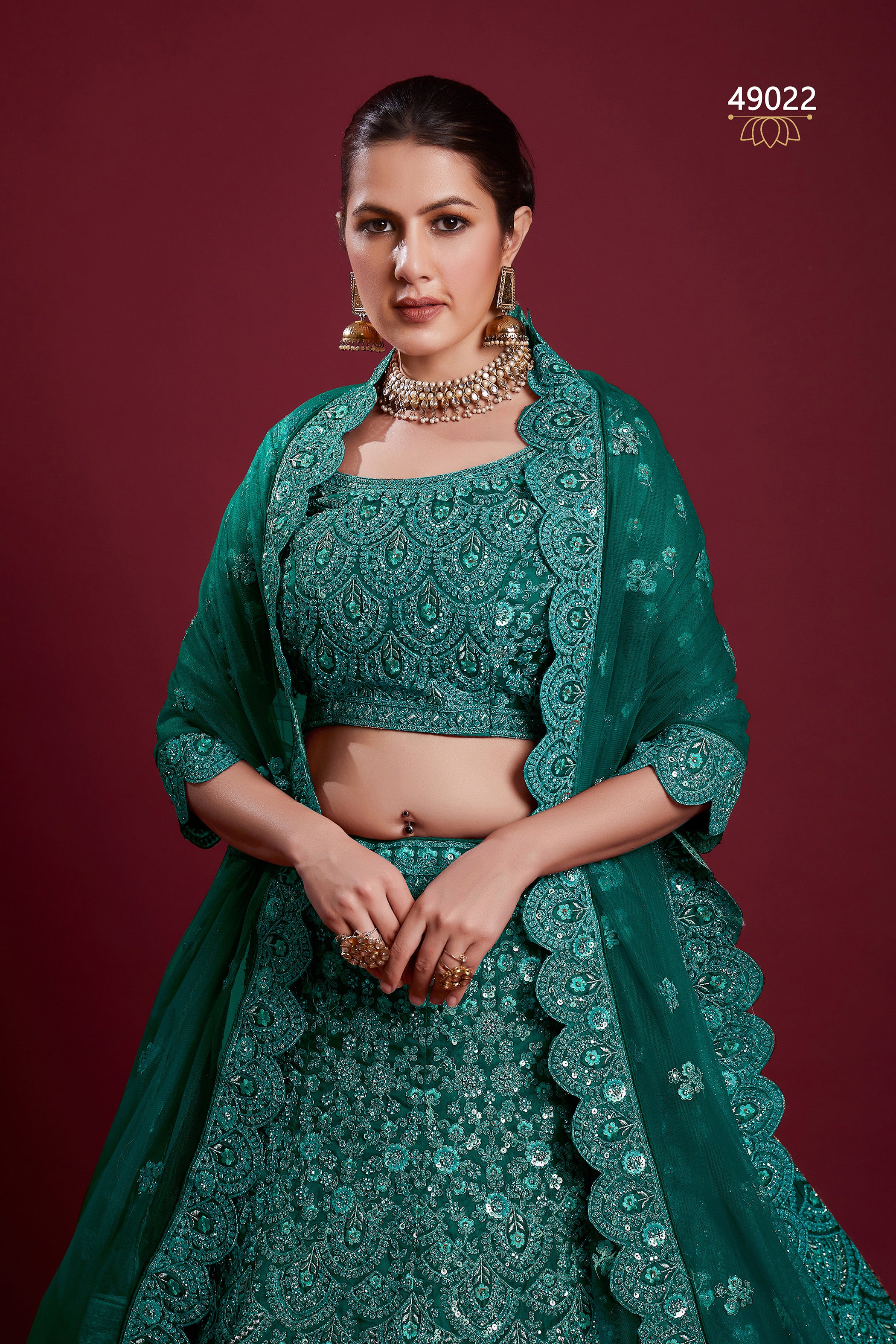 Poshak Vol 6 Designer Occasion Wear Lehenga D.No 49022