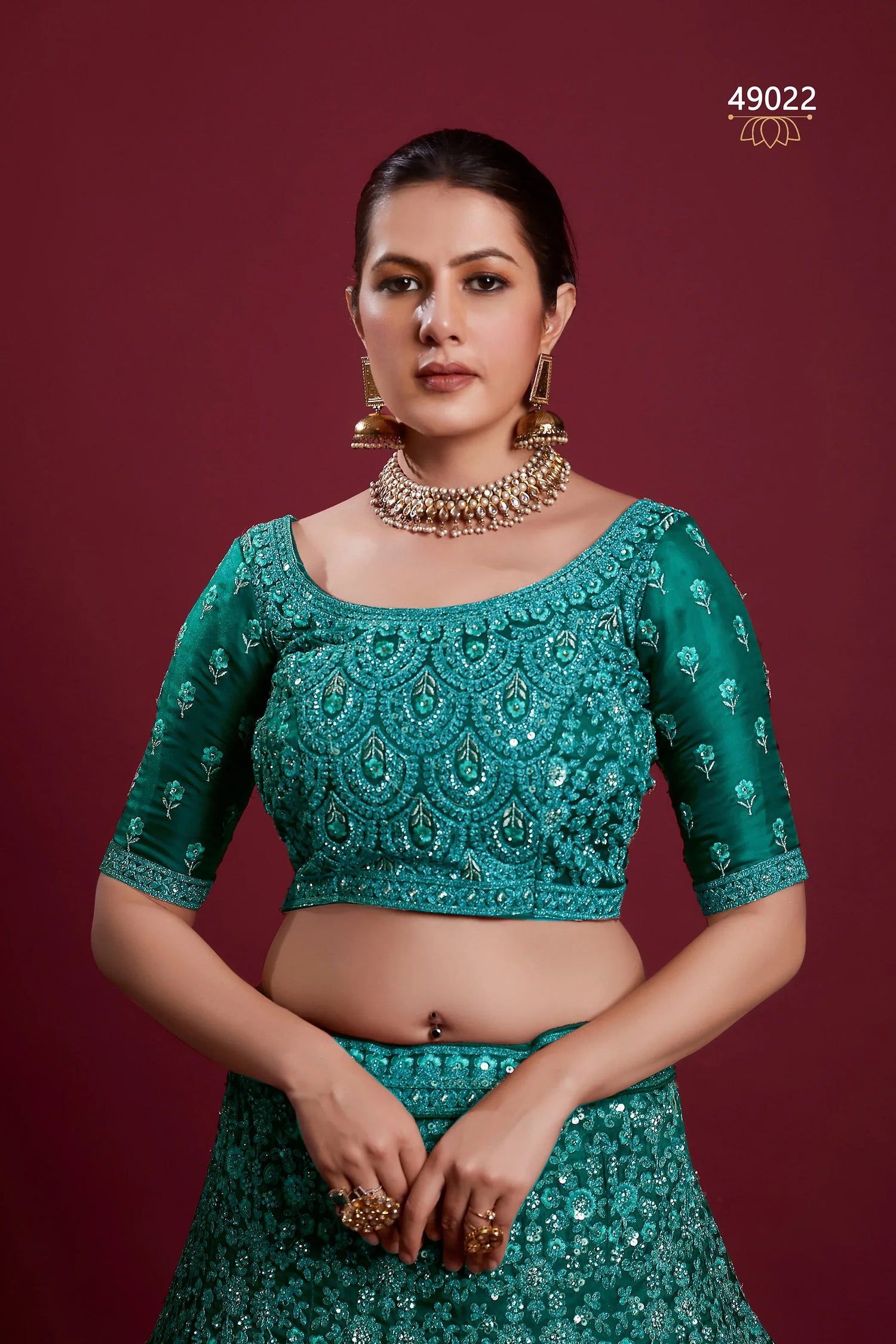 Poshak Vol 6 Designer Occasion Wear Lehenga D.No 49022 - Anant Exports