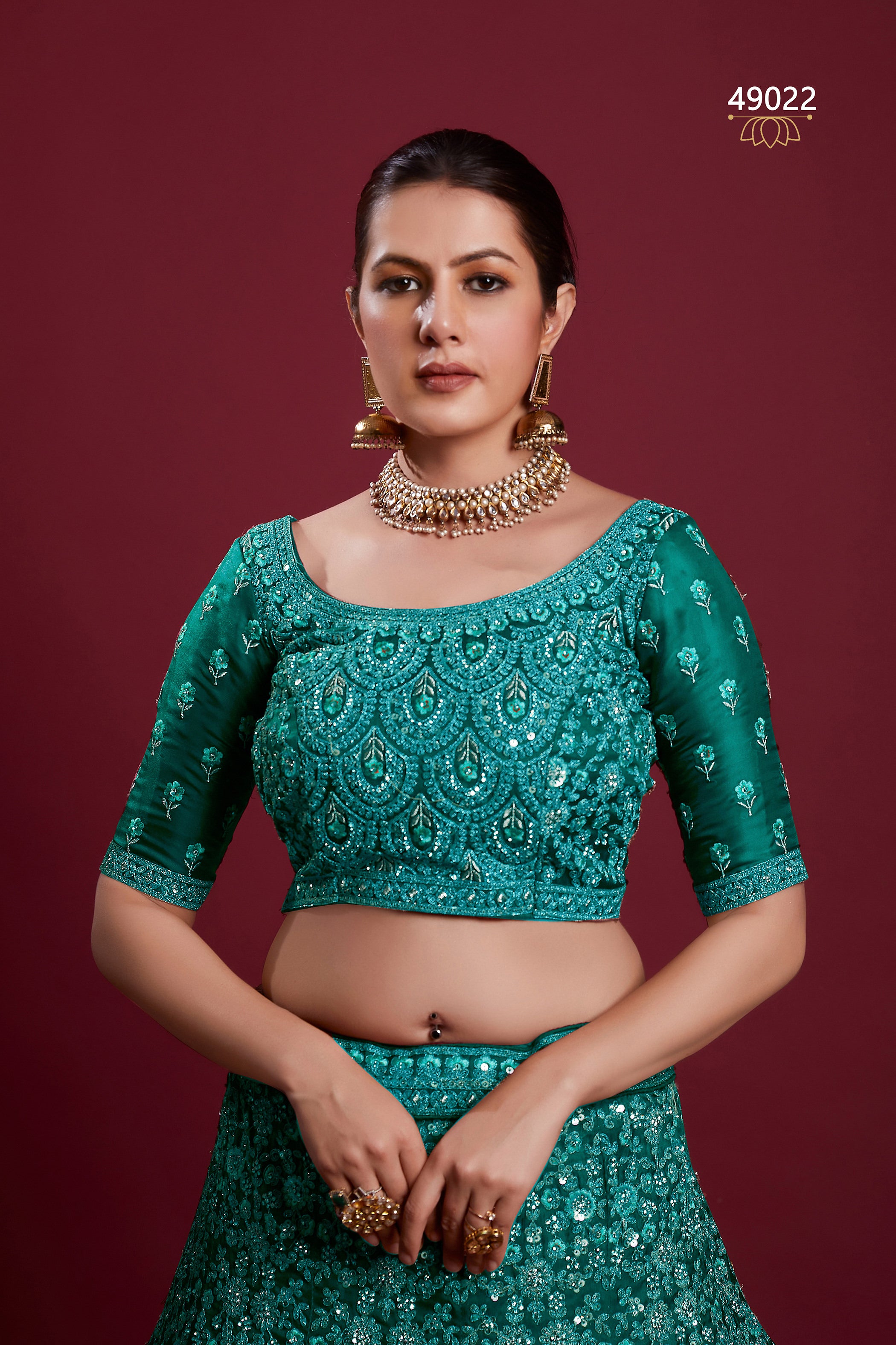 Poshak Vol 6 Designer Occasion Wear Lehenga D.No 49022